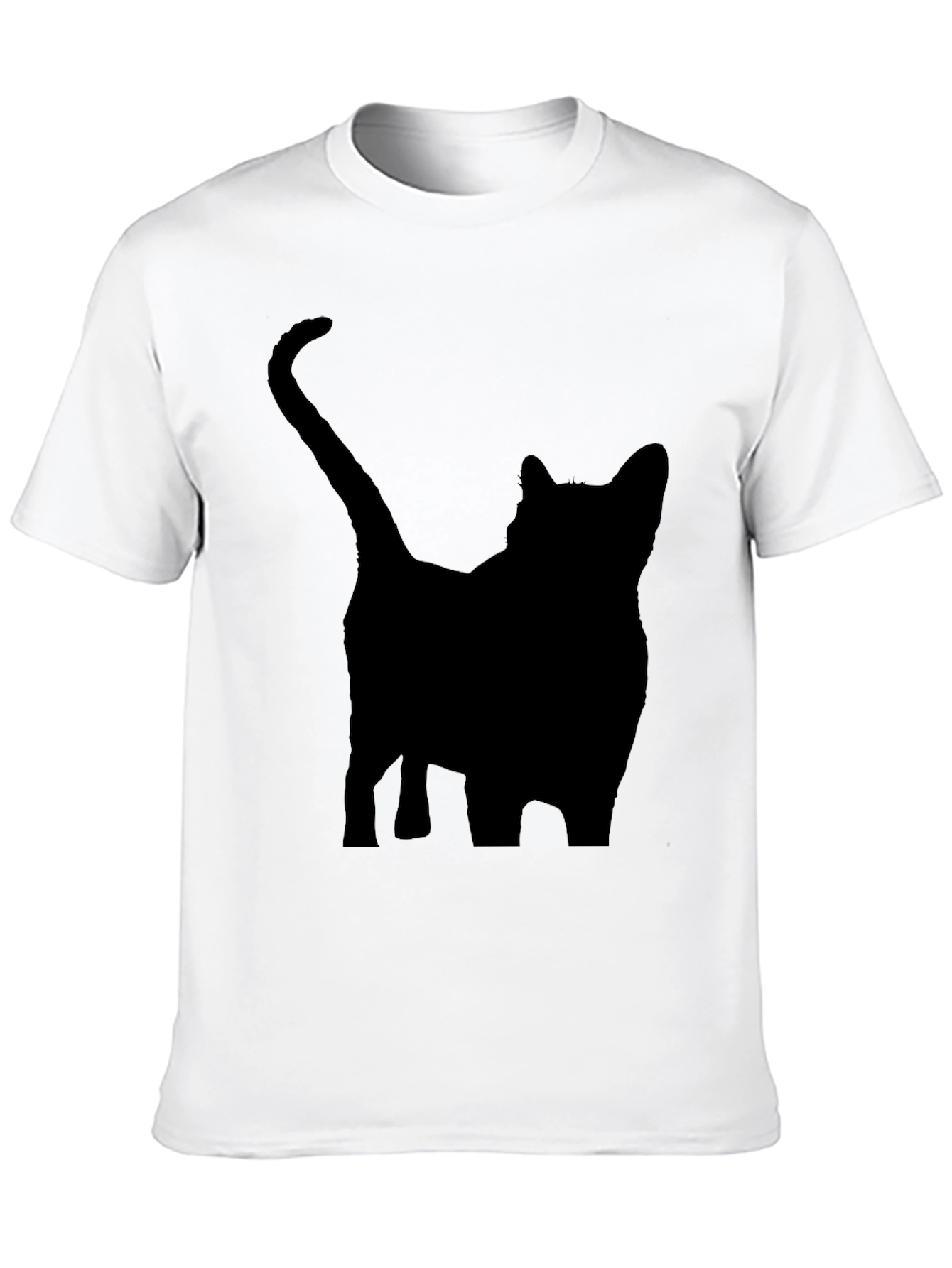 Black Cat Silhouette T-Shirt