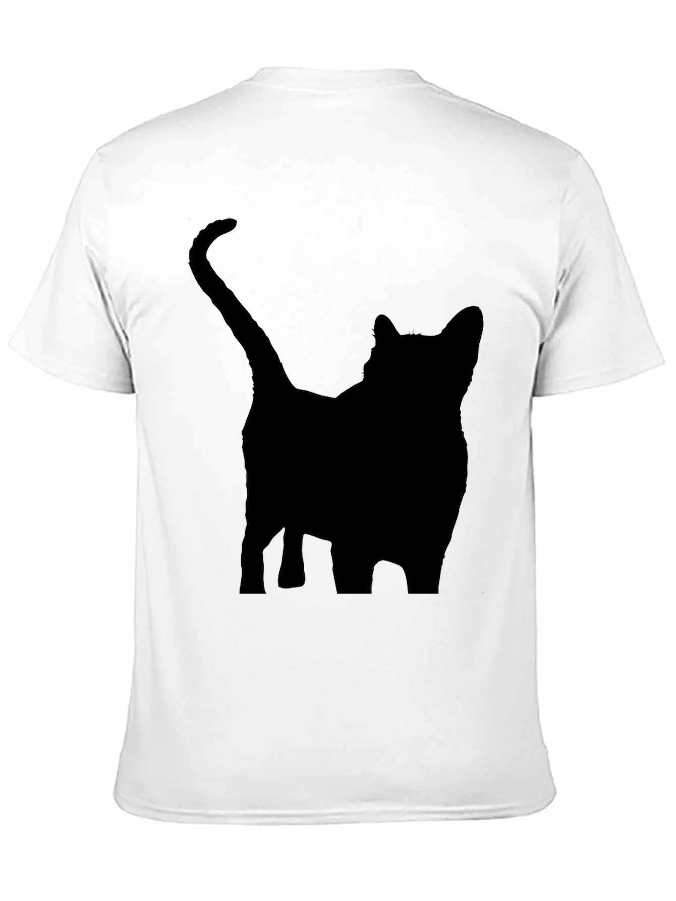 Black Cat Silhouette T-Shirt