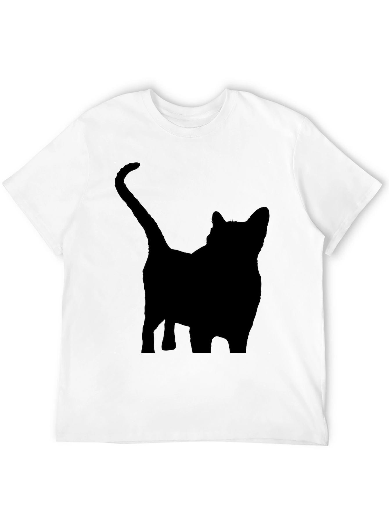 Black Cat Silhouette T-Shirt