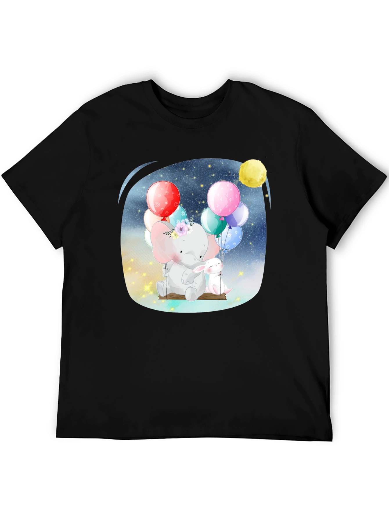 Cute Elephant & Bunny T-Shirt
