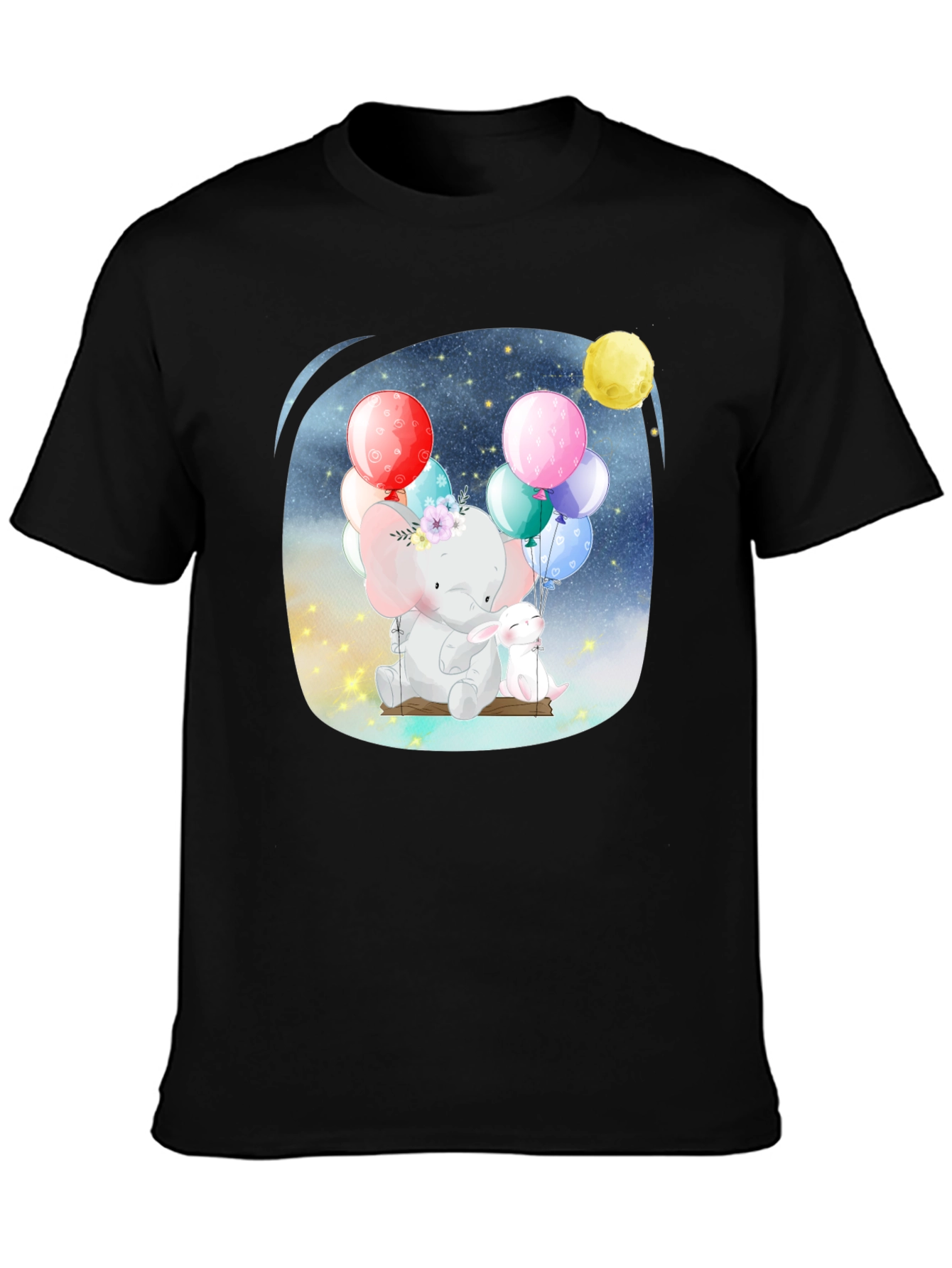 Cute Elephant & Bunny T-Shirt