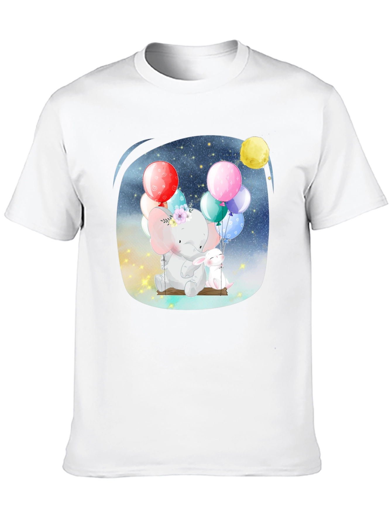 Cute Elephant & Bunny T-Shirt