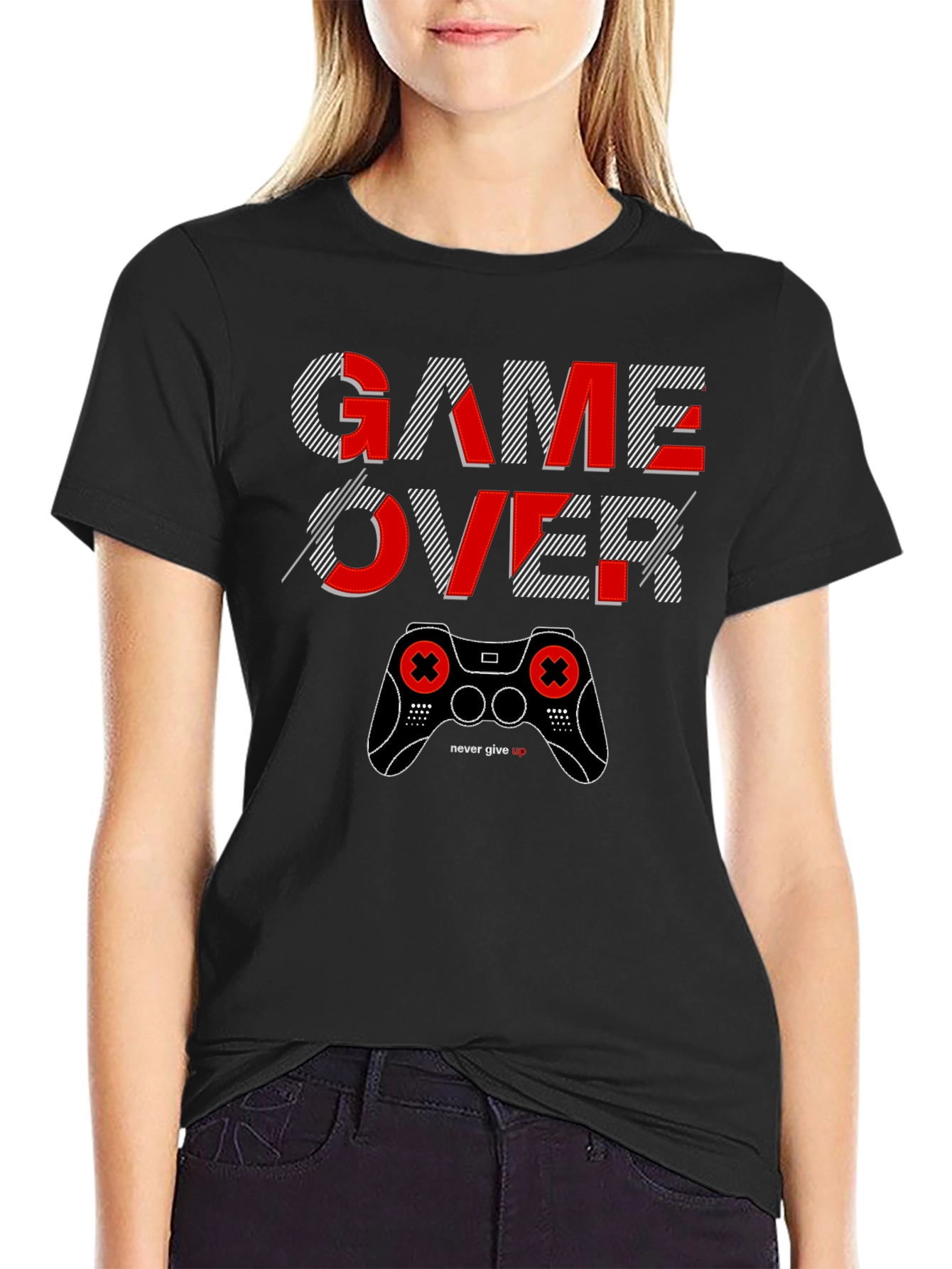 Game Over Graphic T-Shirt - Gamer Style