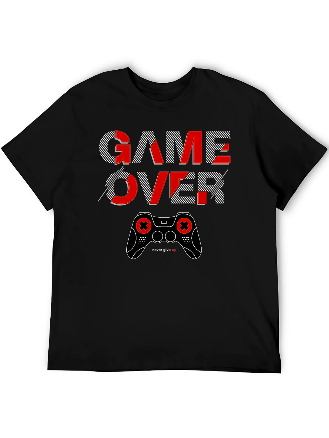 Game Over Graphic T-Shirt - Gamer Style