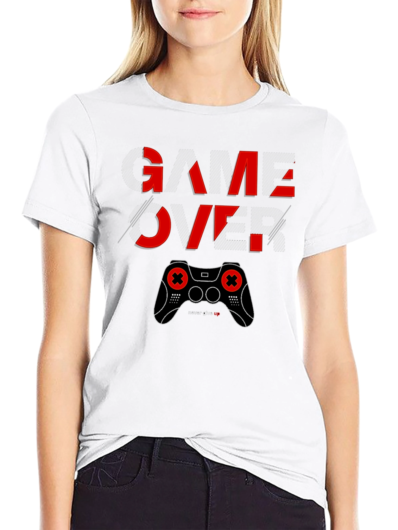 Game Over Graphic T-Shirt - Gamer Style