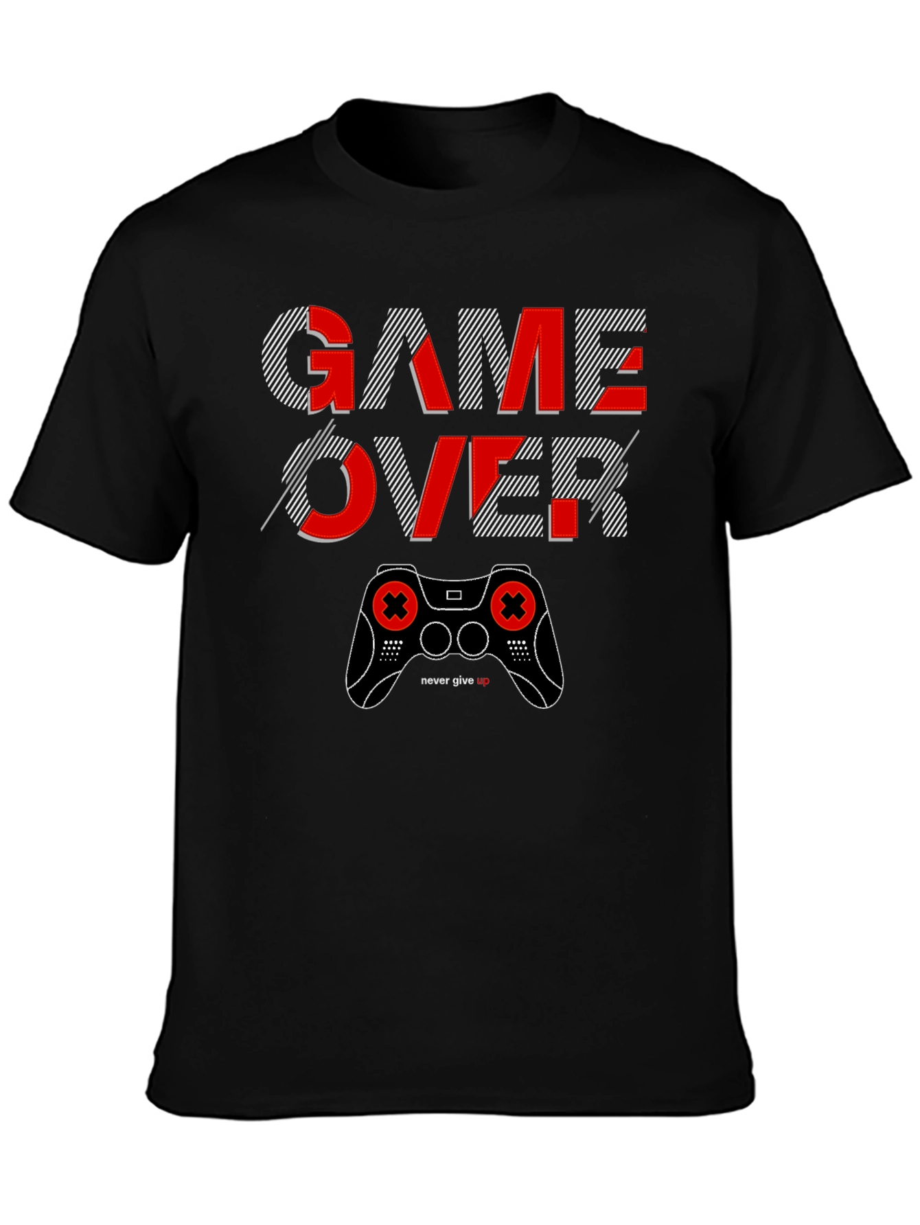 Game Over Graphic T-Shirt - Gamer Style