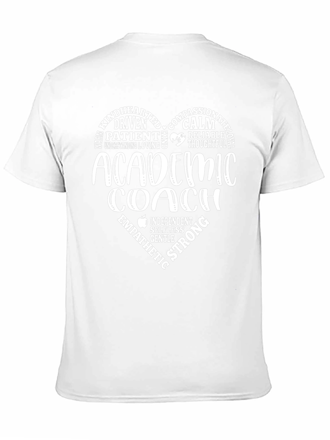 Academic Coach Heart Graphic T-Shirt