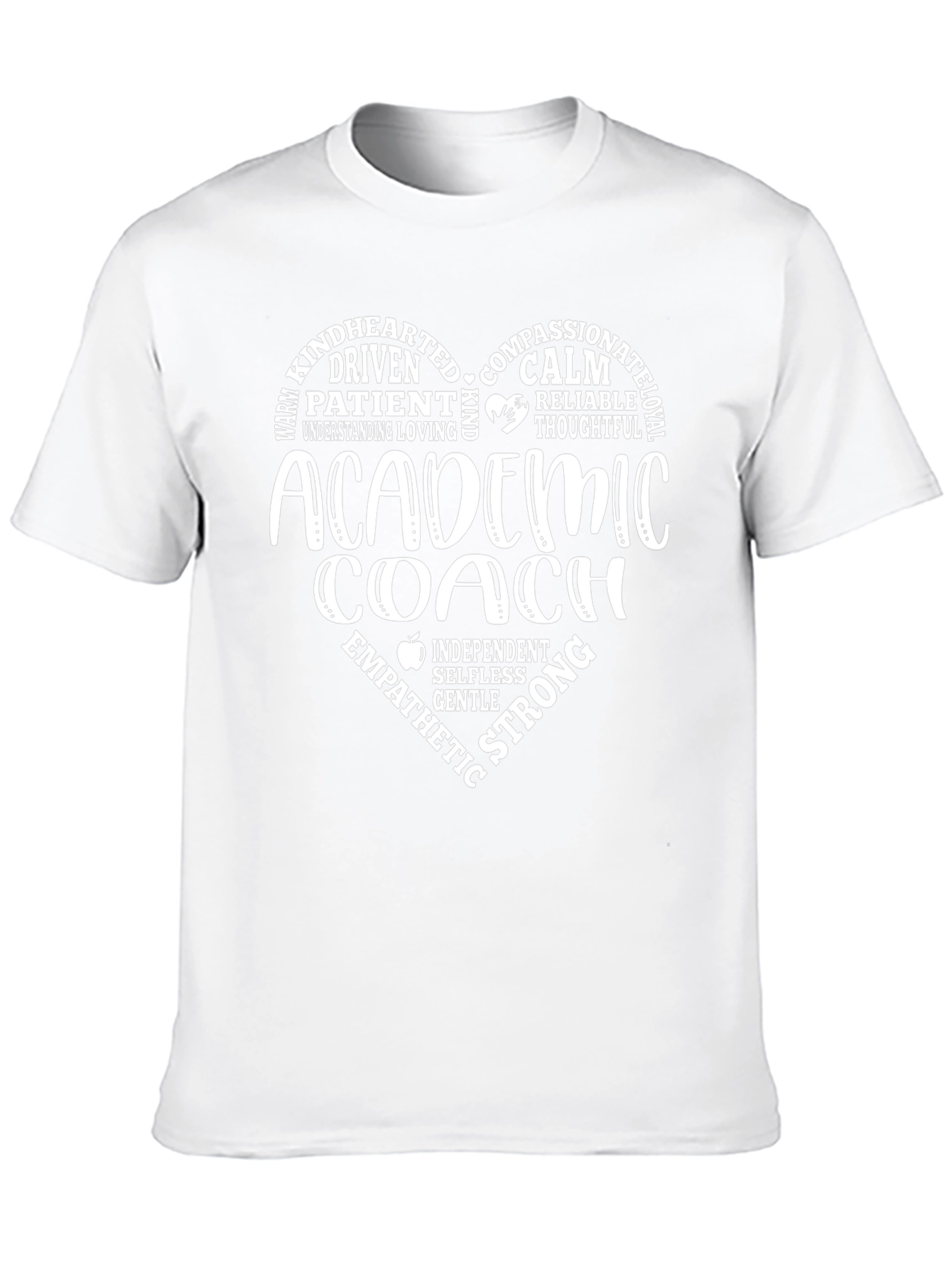 Academic Coach Heart Graphic T-Shirt