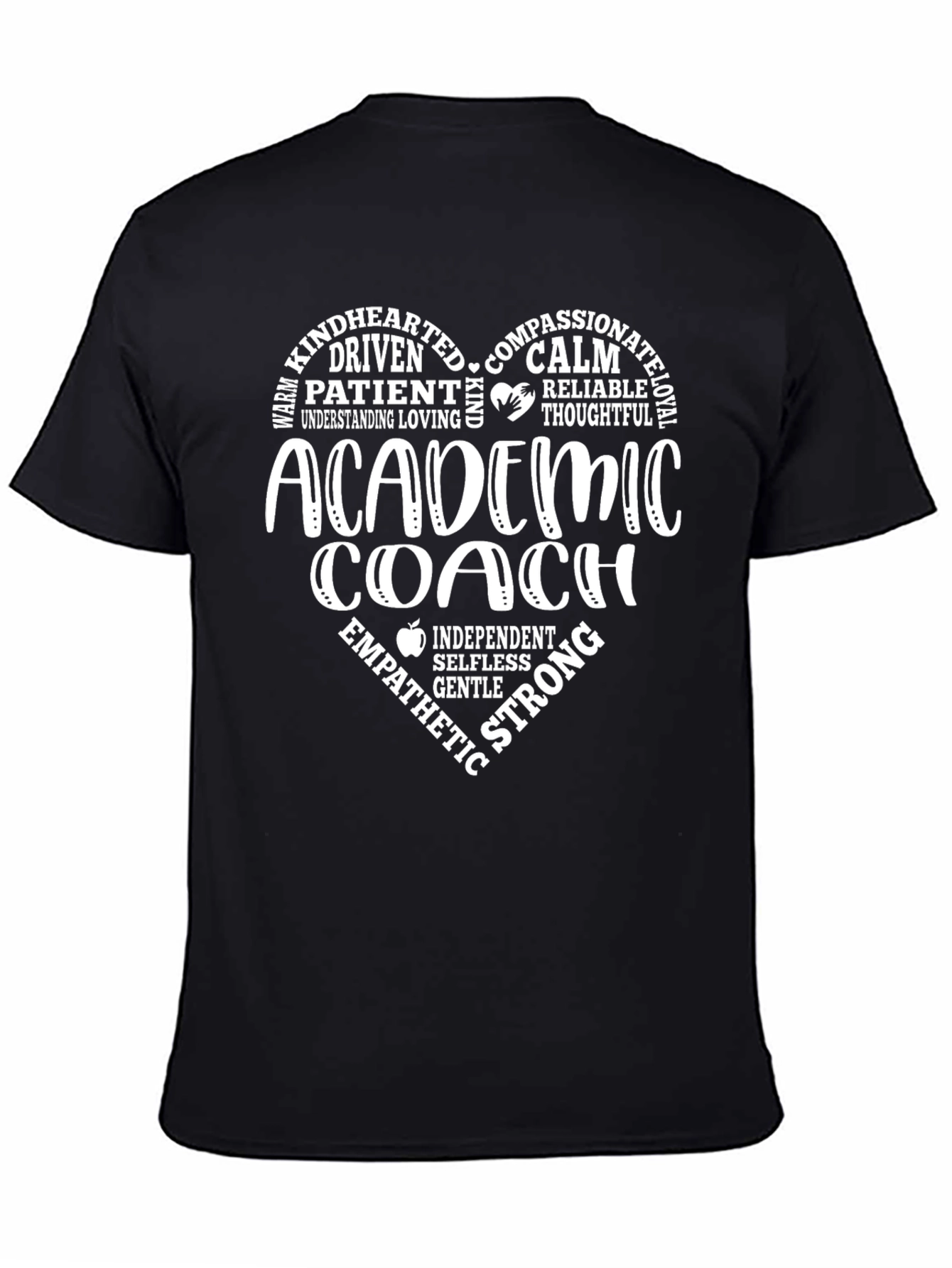 Academic Coach Heart Graphic T-Shirt