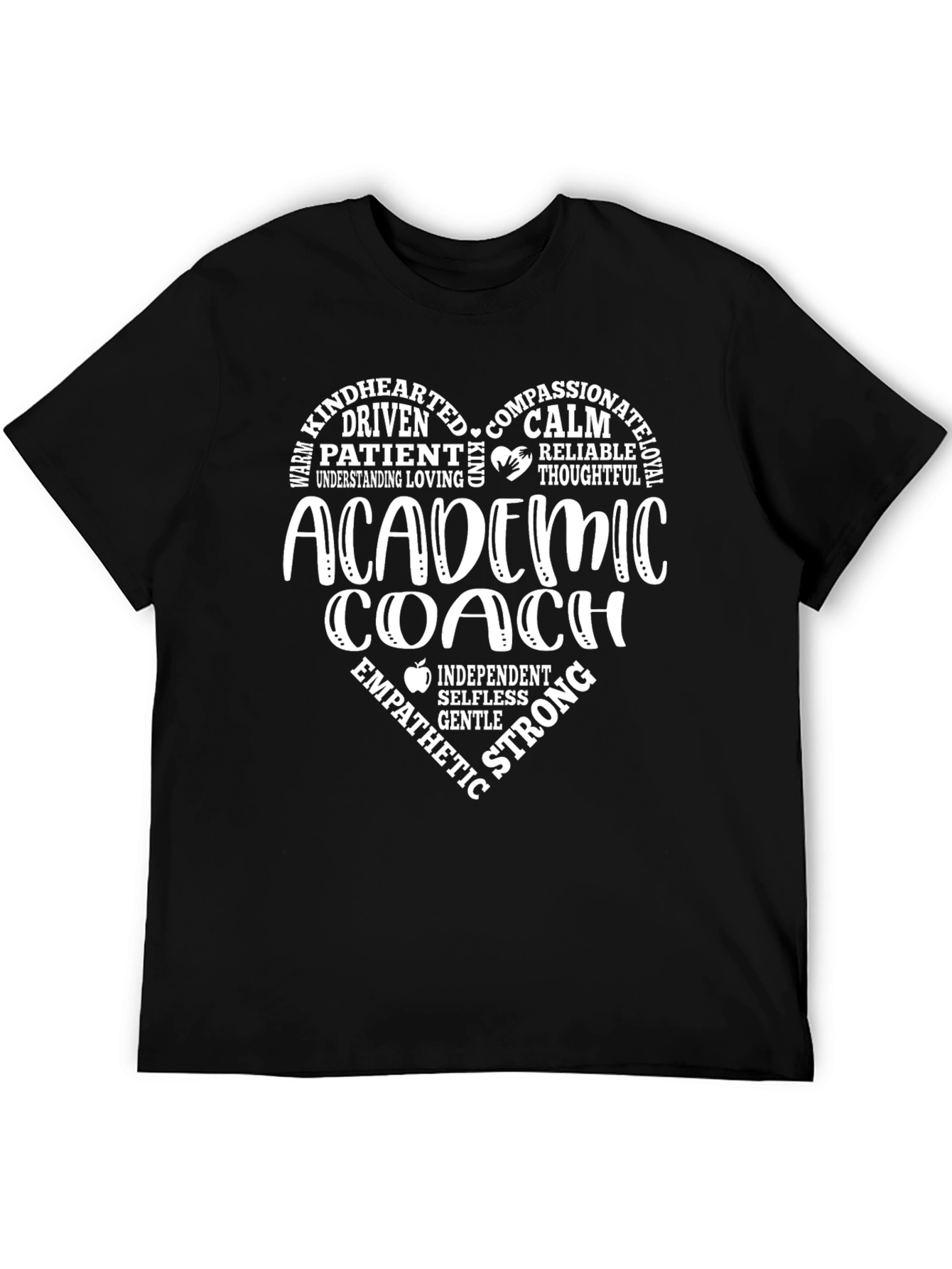 Academic Coach Heart Graphic T-Shirt