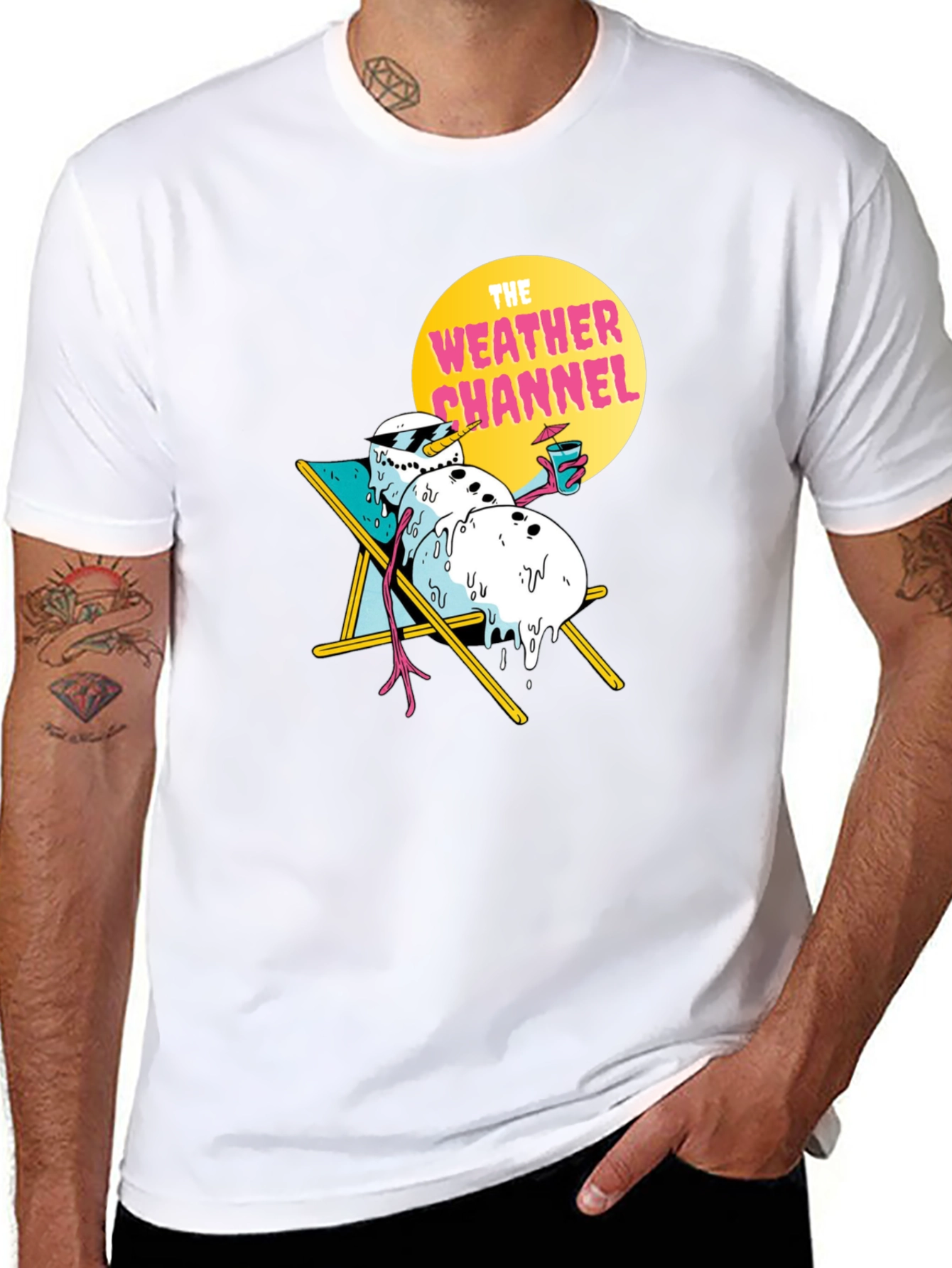 Cool Snowman T-Shirt - Weather Channel Design