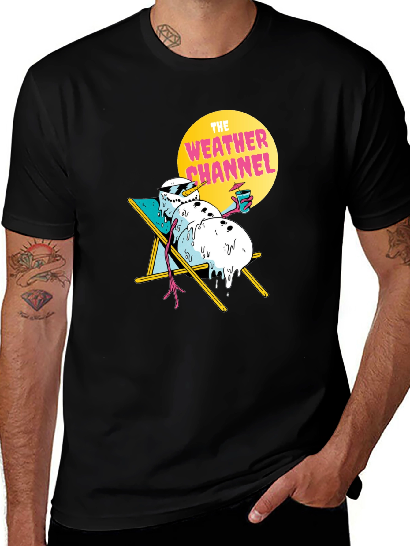 Cool Snowman T-Shirt - Weather Channel Design