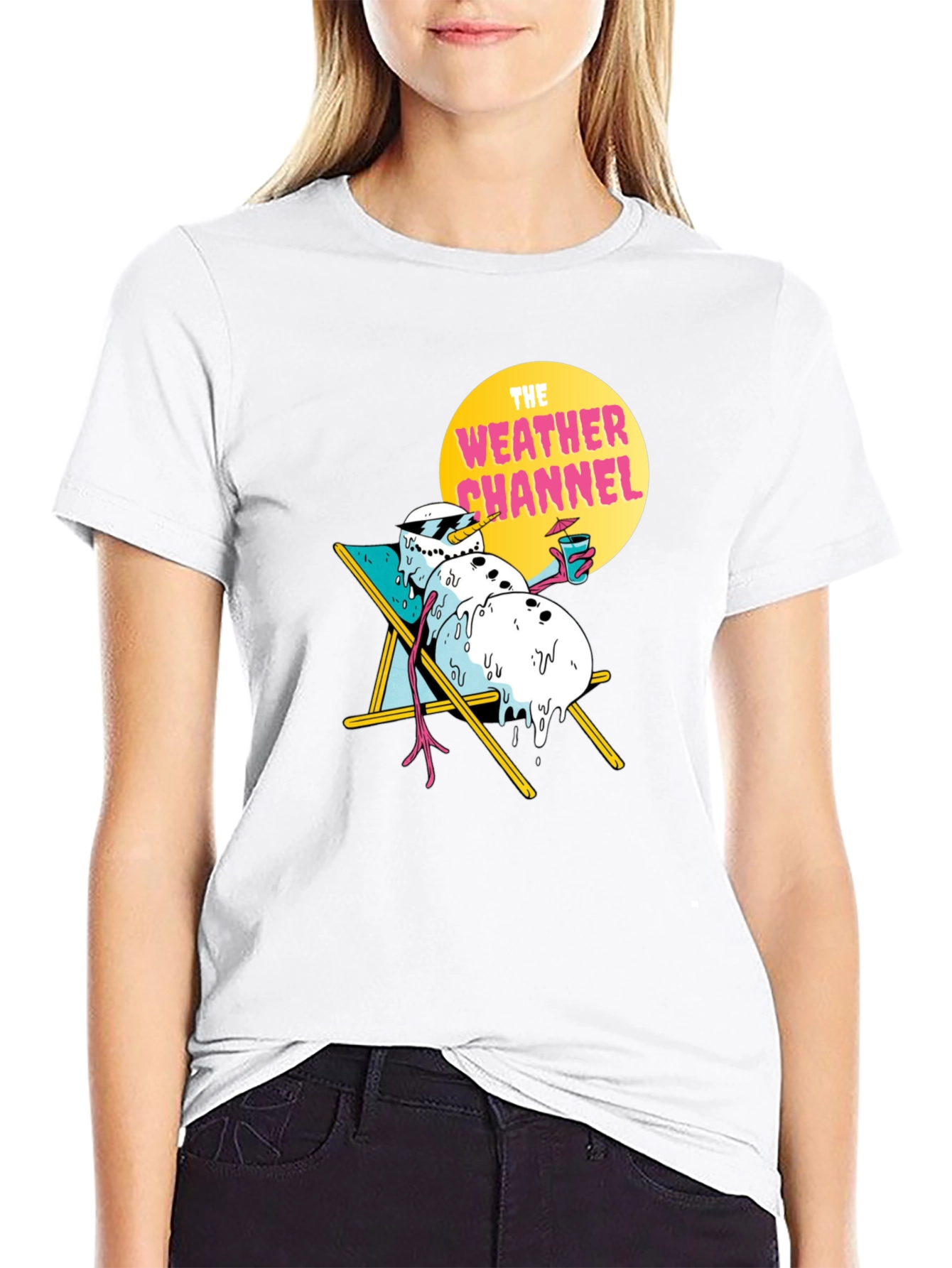 Cool Snowman T-Shirt - Weather Channel Design