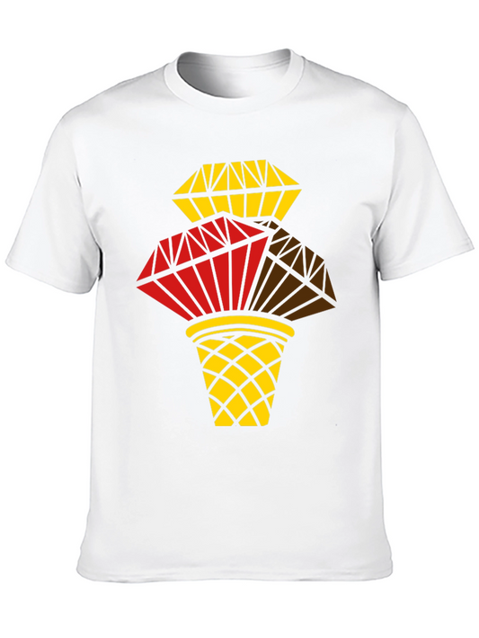 Diamond Ice Cream T-Shirt - Stylish Graphic Tee
