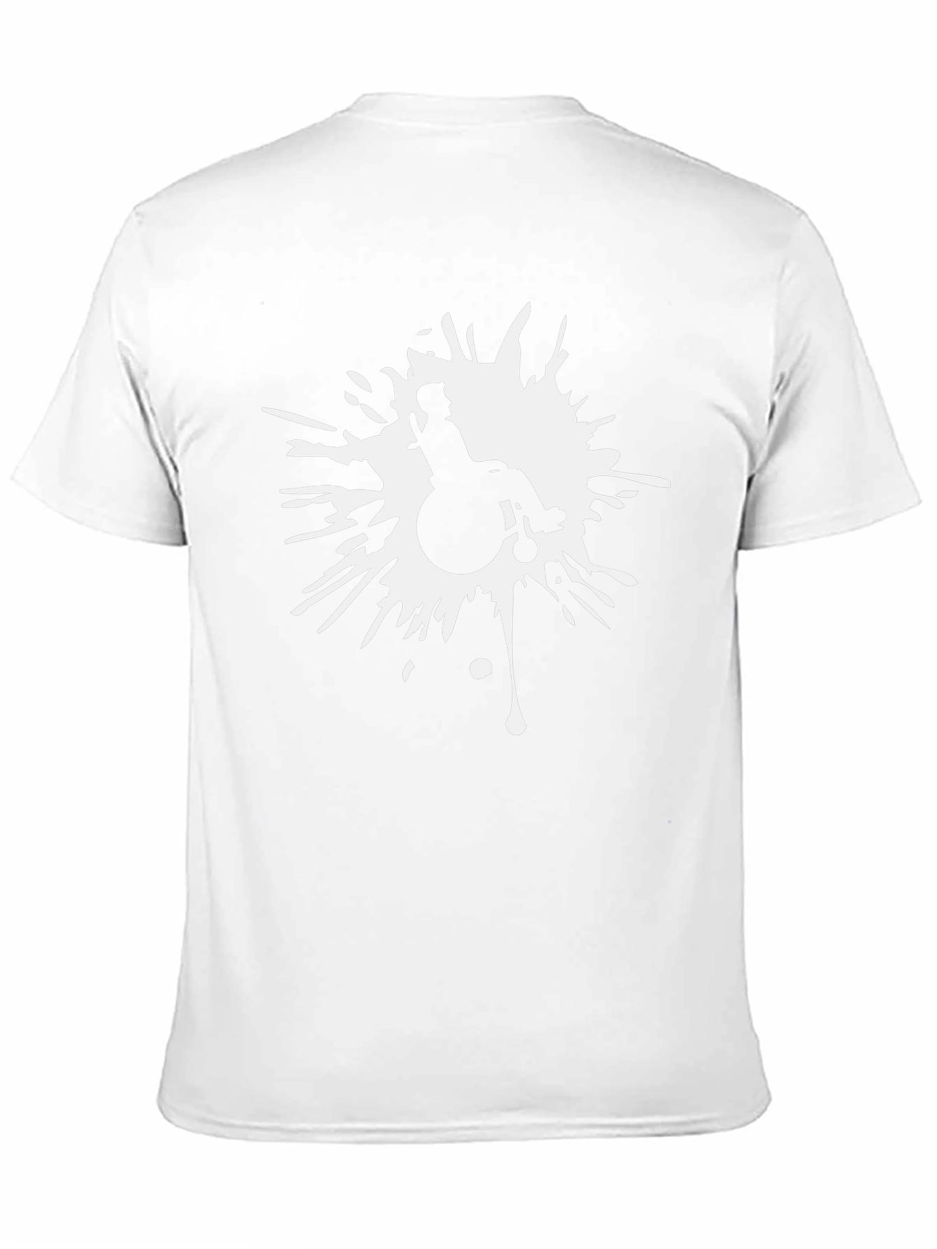 Wheelchair Splatter Graphic T-Shirt