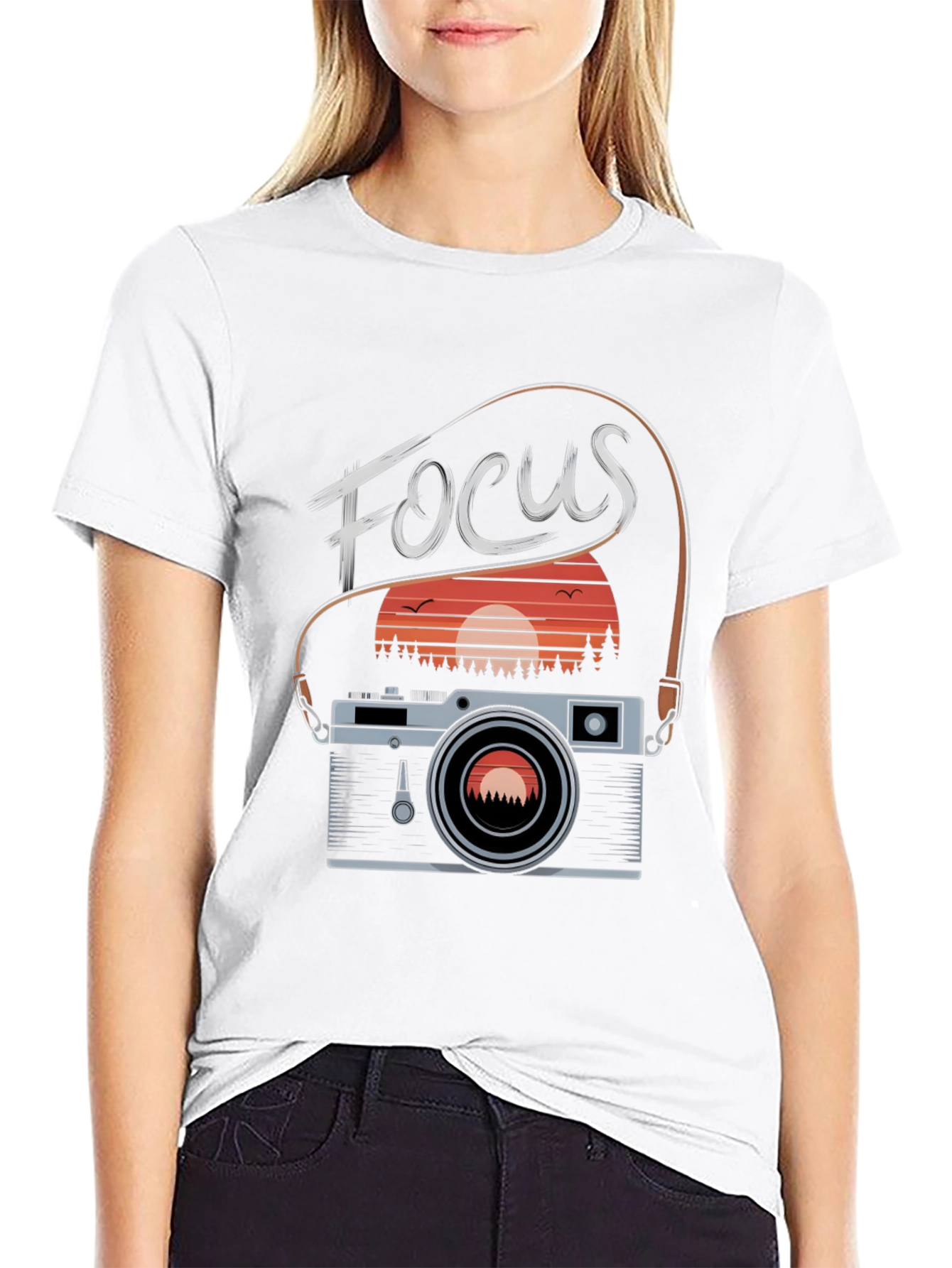 Focus Camera Graphic T-Shirt