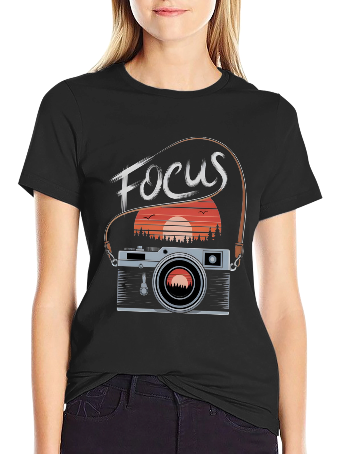 Focus Camera Graphic T-Shirt