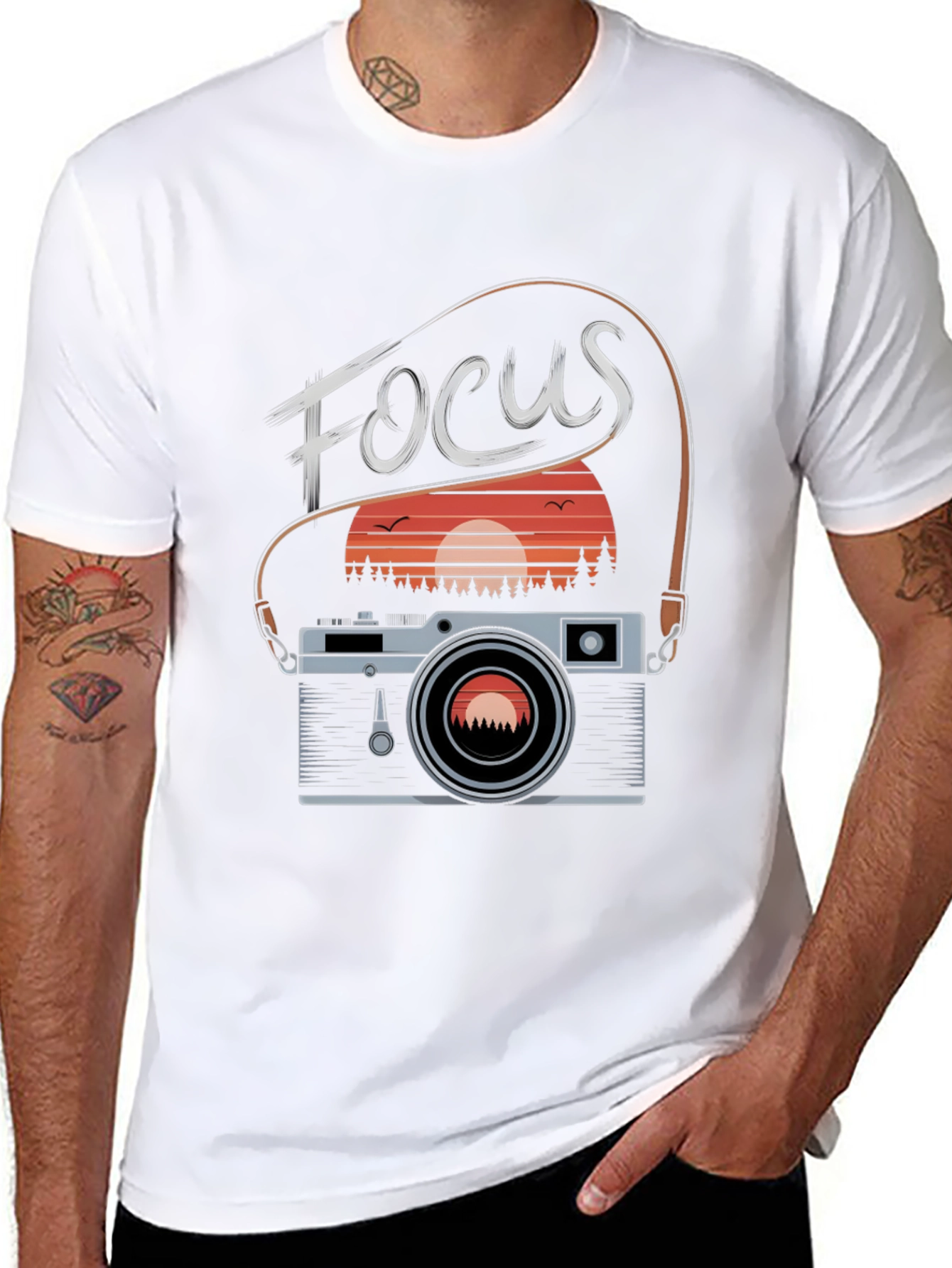 Focus Camera Graphic T-Shirt