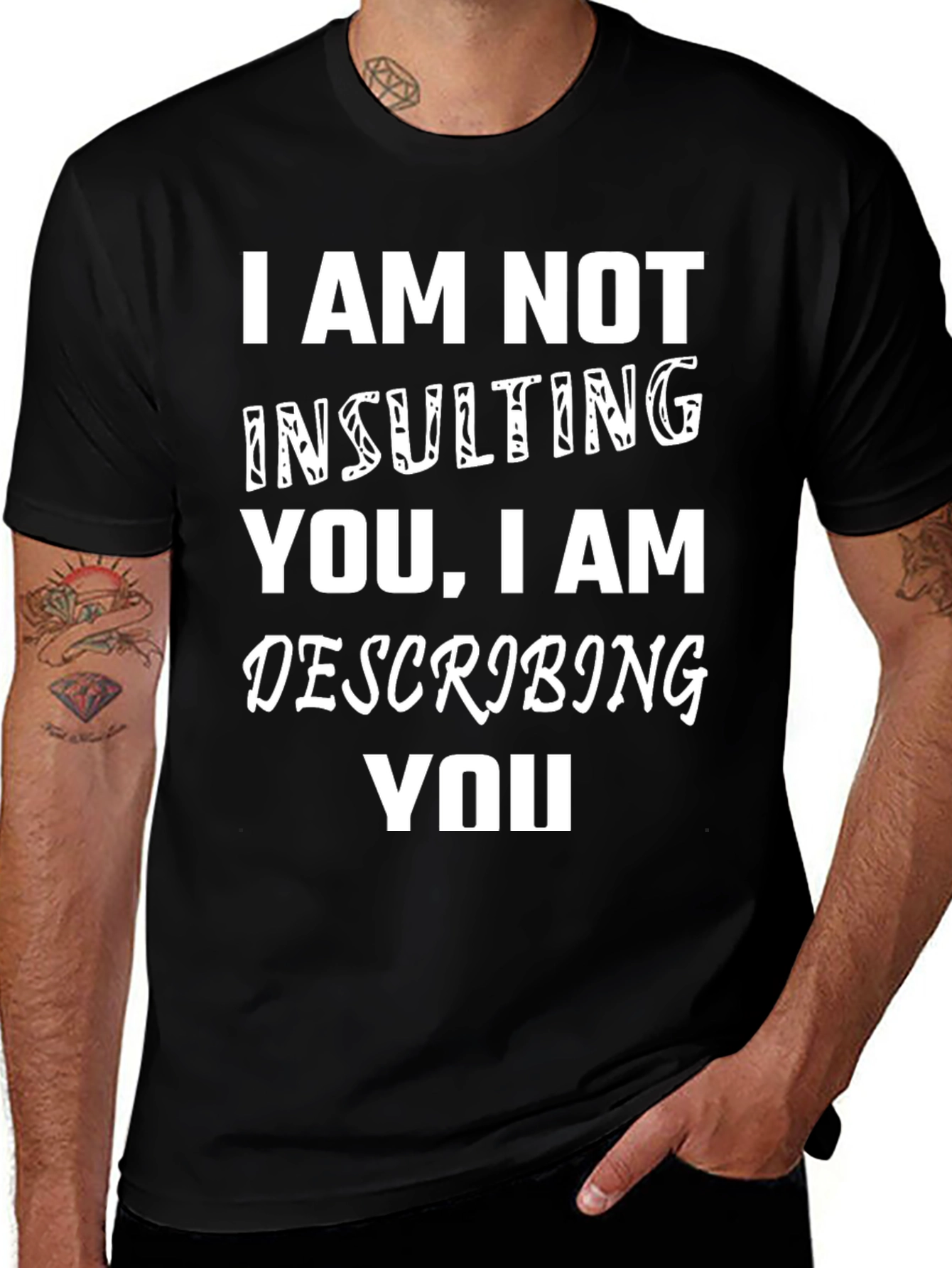 I Am Not Insulting You Funny Graphic Tee