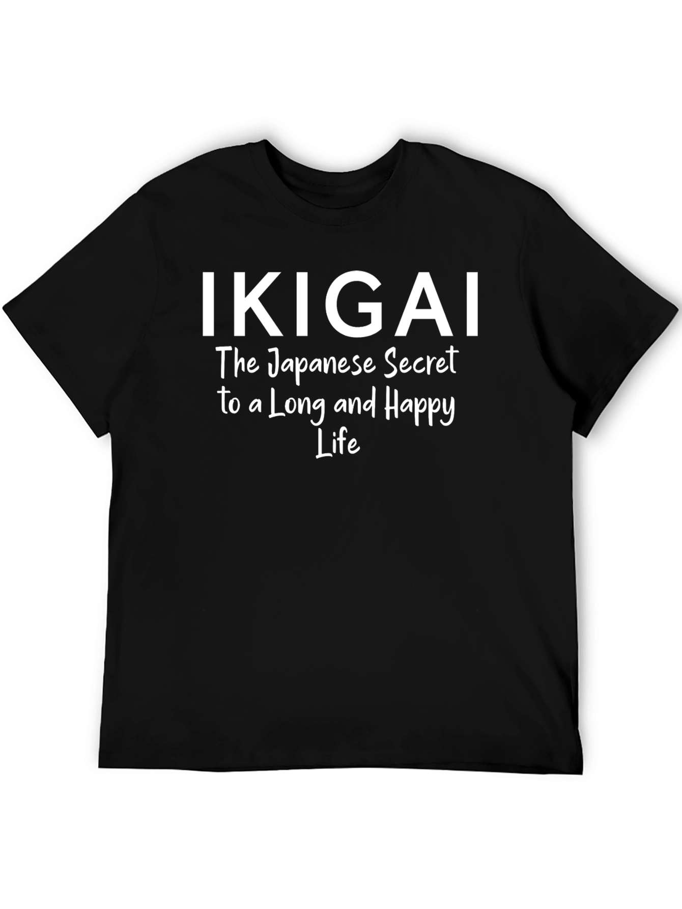 IKIGAI Japanese Secret Long & Happy Life T-Shirt
