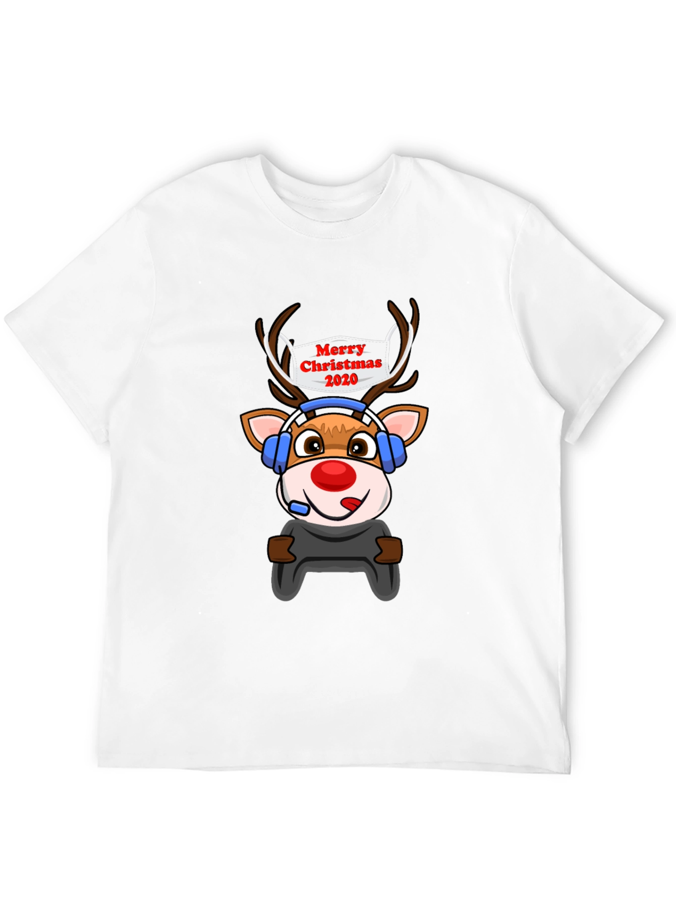 Merry Christmas 2020 Gaming Reindeer T-Shirt