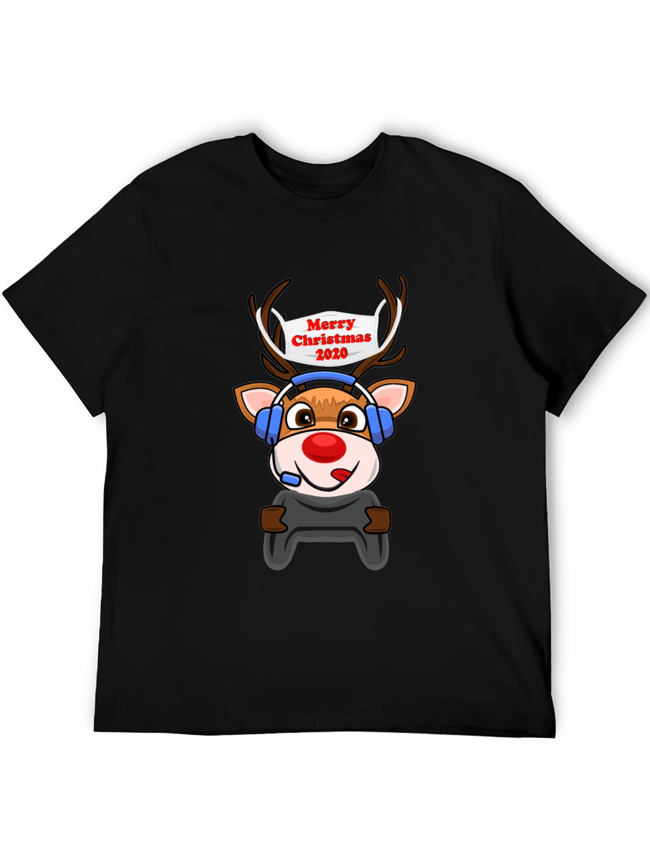 Merry Christmas 2020 Gaming Reindeer T-Shirt