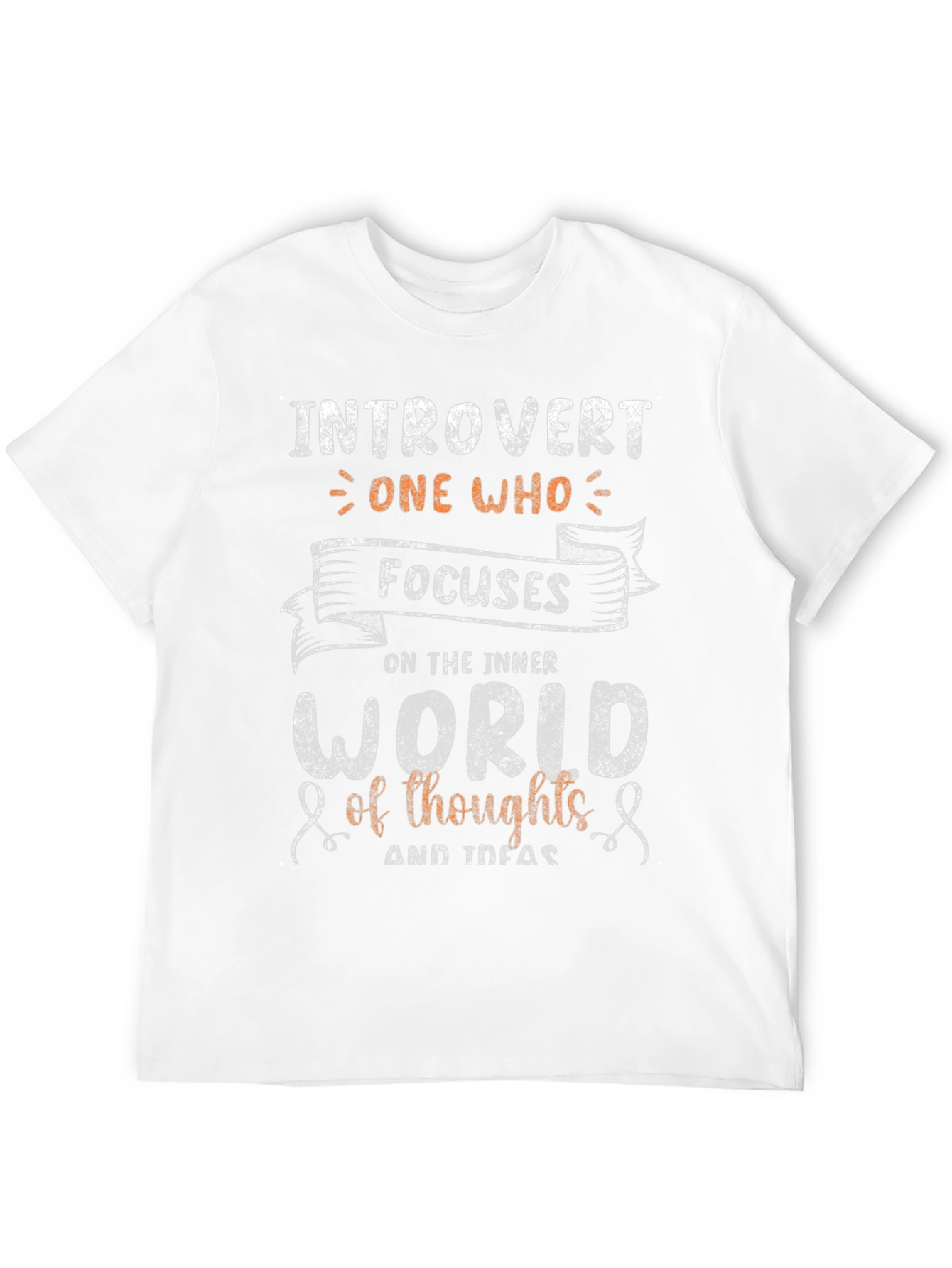 Introvert Focus T-Shirt - Inner World Thoughts Tee