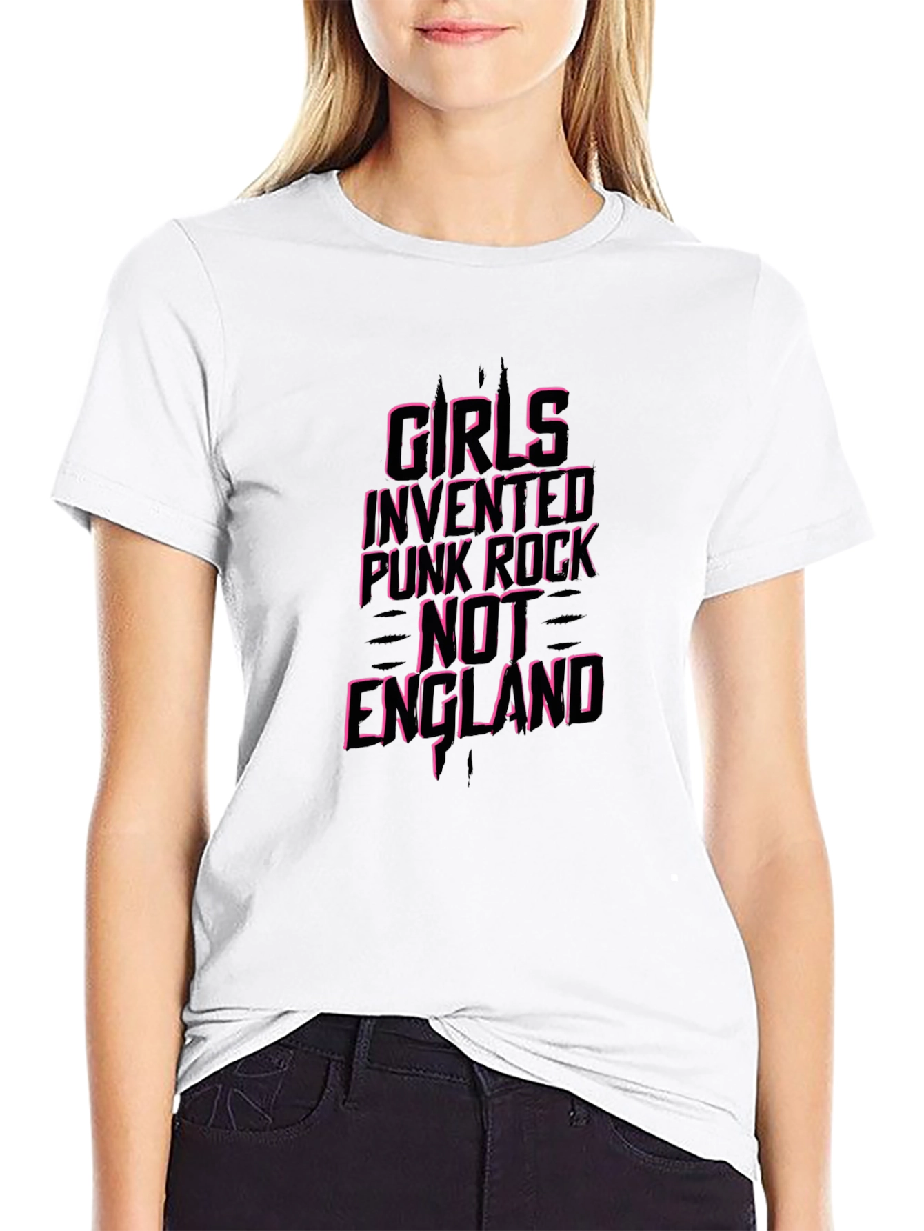 Girls Invented Punk Rock Graphic Tee