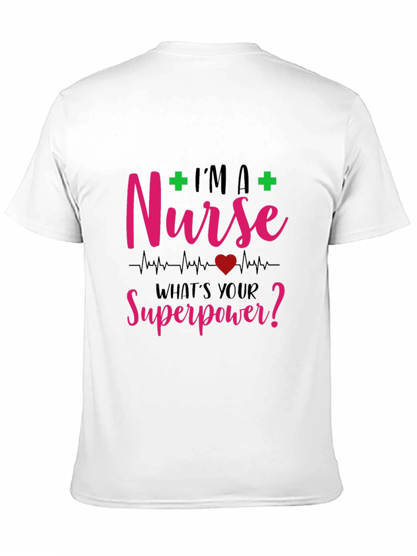 Nurse Superpower Graphic T-Shirt