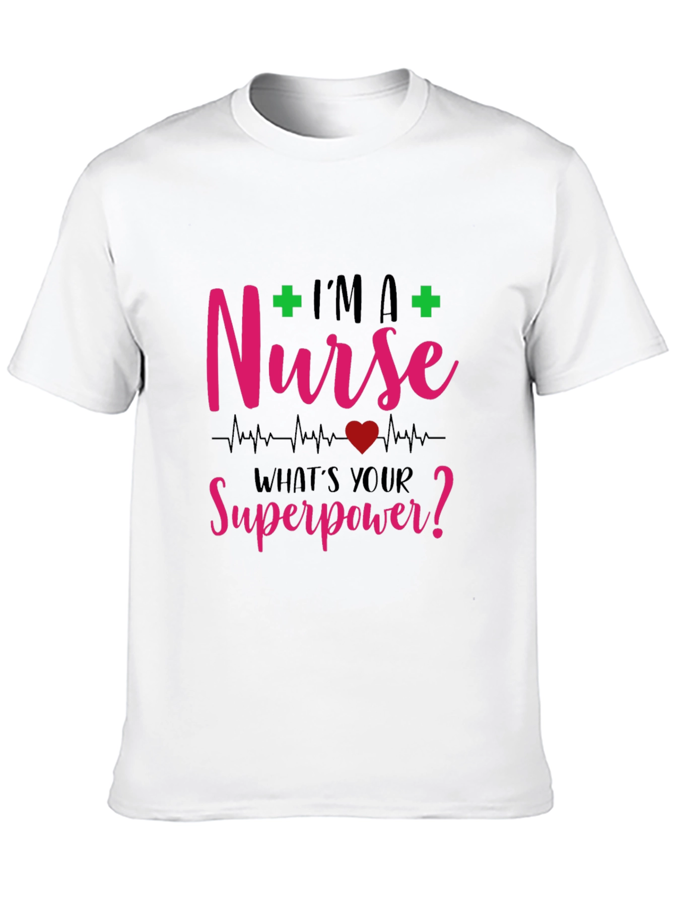 Nurse Superpower Graphic T-Shirt