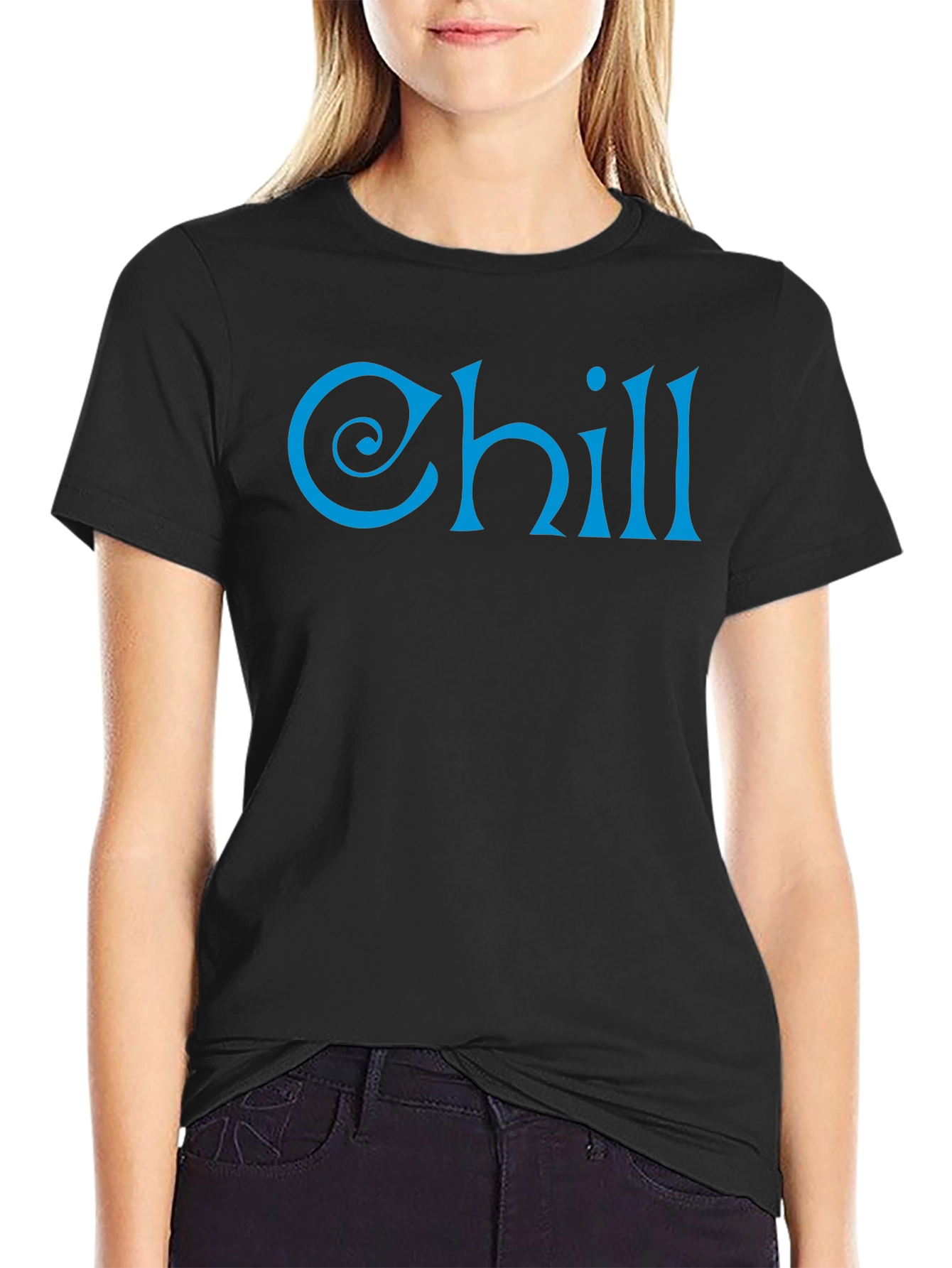 Chill Black T-Shirt - Cool & Comfortable Tee