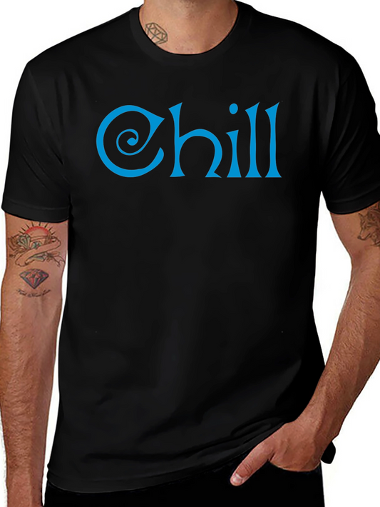 Chill Black T-Shirt - Cool & Comfortable Tee