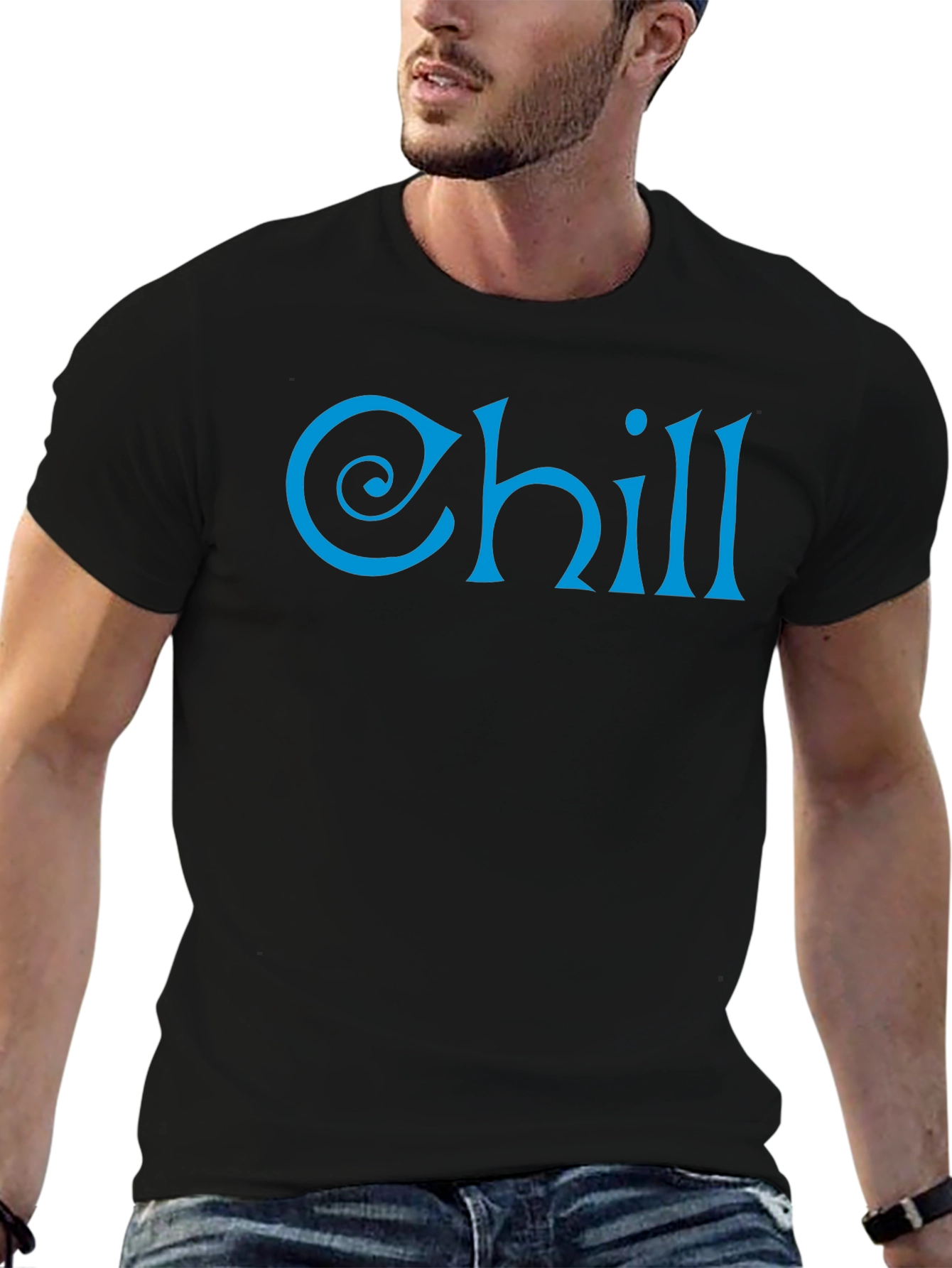 Chill Black T-Shirt - Cool & Comfortable Tee