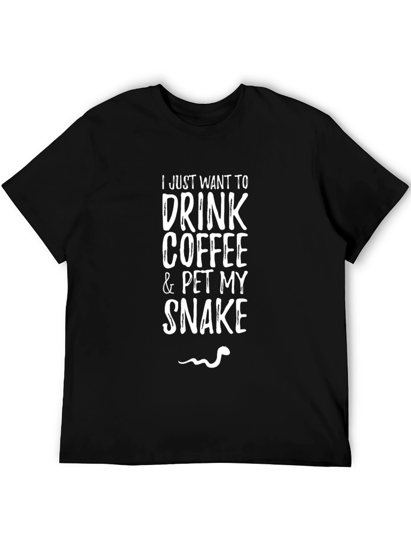 Coffee & Snake Lover T-Shirt - Pet Reptile Tee