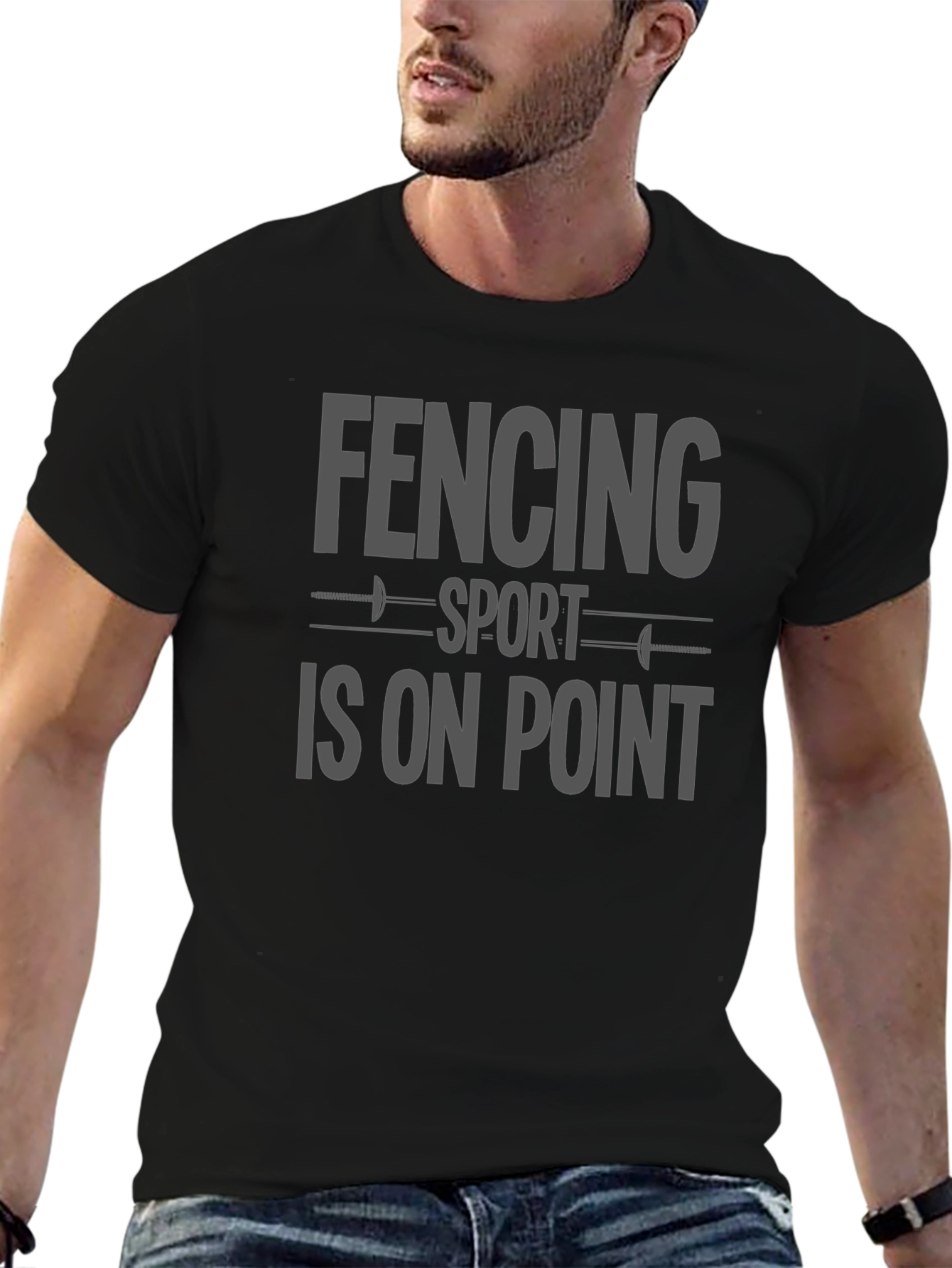 Fencing Sport Is On Point Graphic T-Shirt