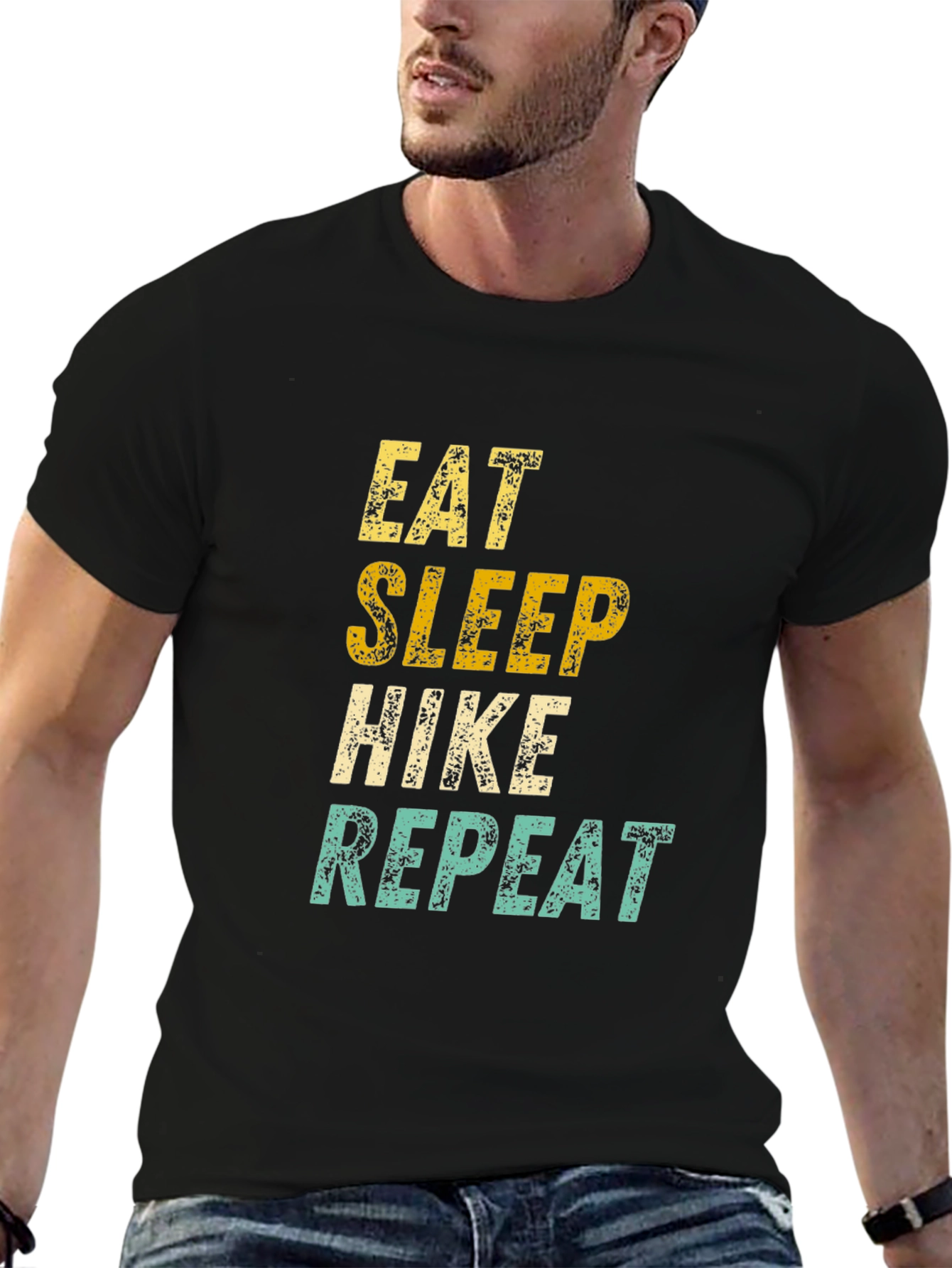 Eat Sleep Hike Repeat Graphic Tee