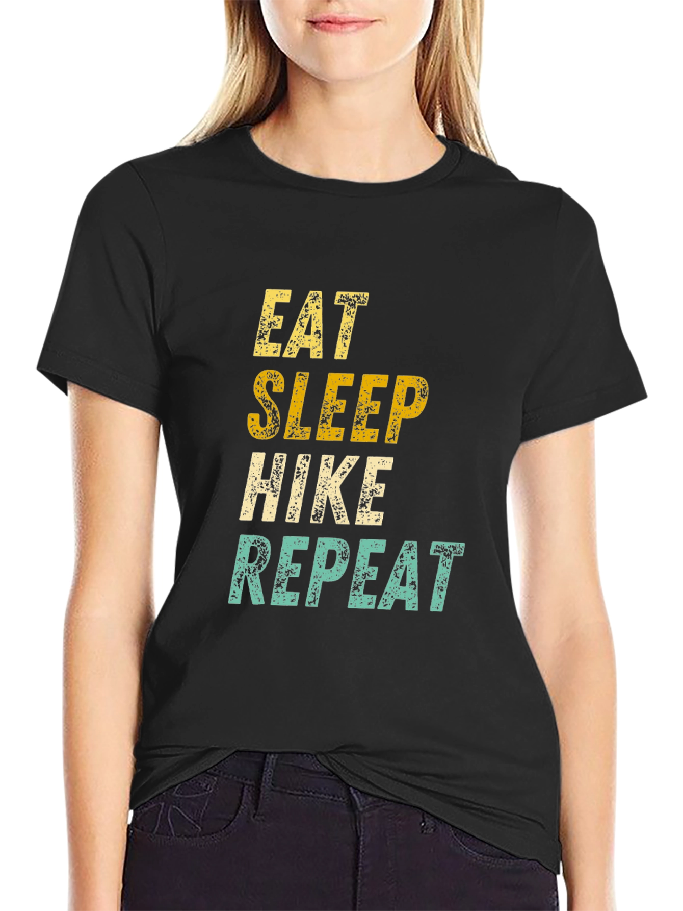 Eat Sleep Hike Repeat Graphic Tee