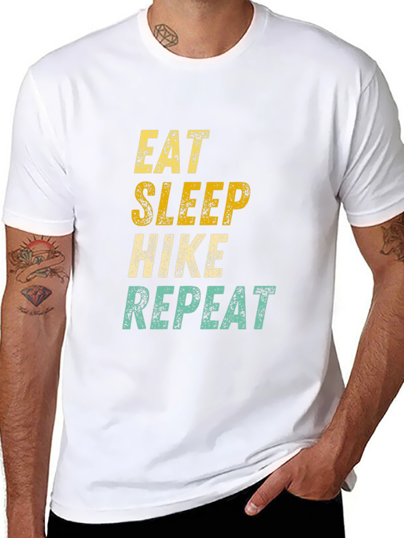 Eat Sleep Hike Repeat Graphic Tee