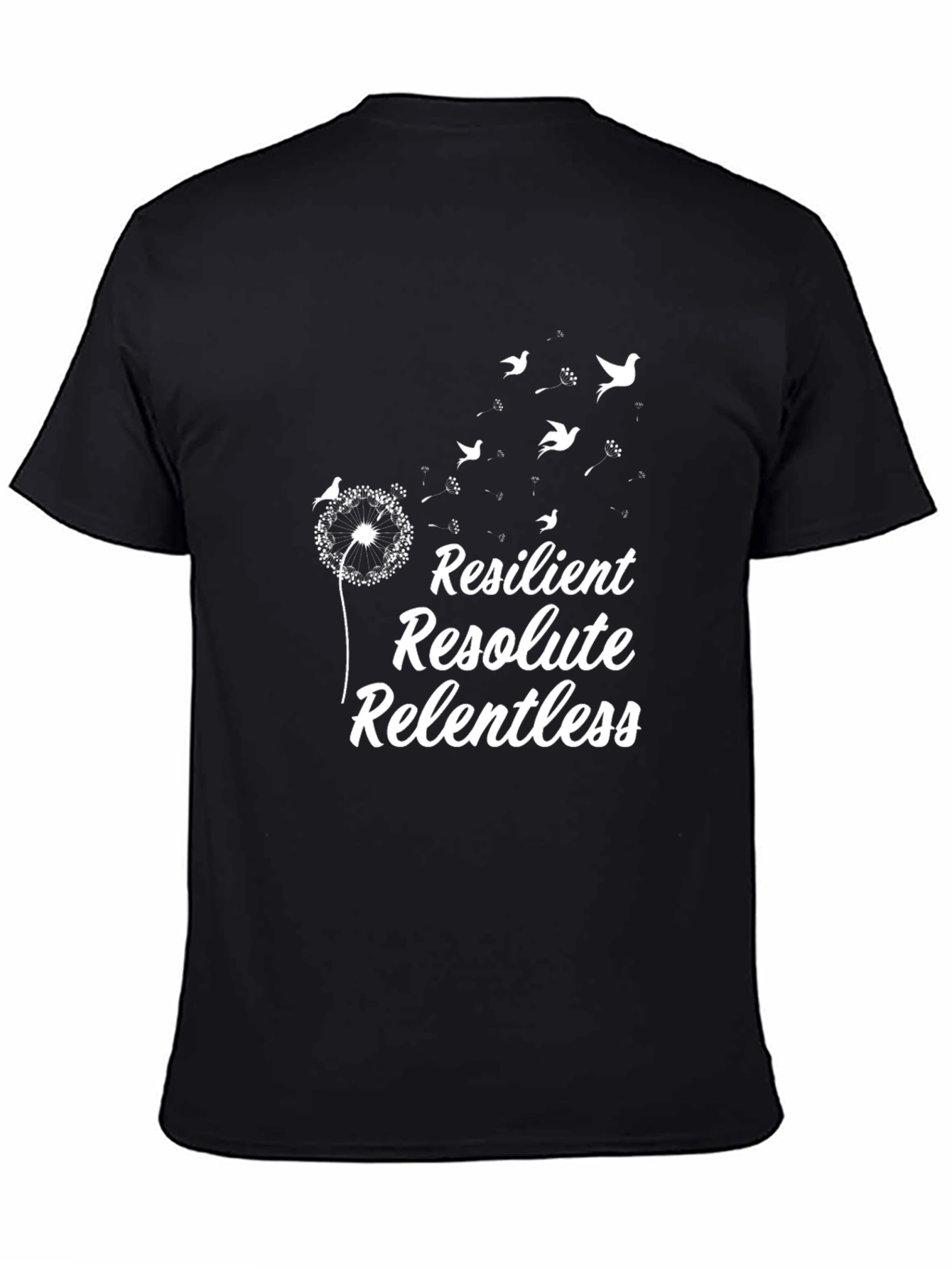 Resilient Graphic T-Shirt - Black Casual Tee