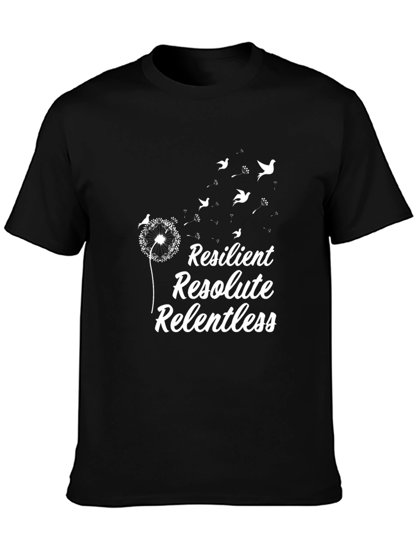 Resilient Graphic T-Shirt - Black Casual Tee