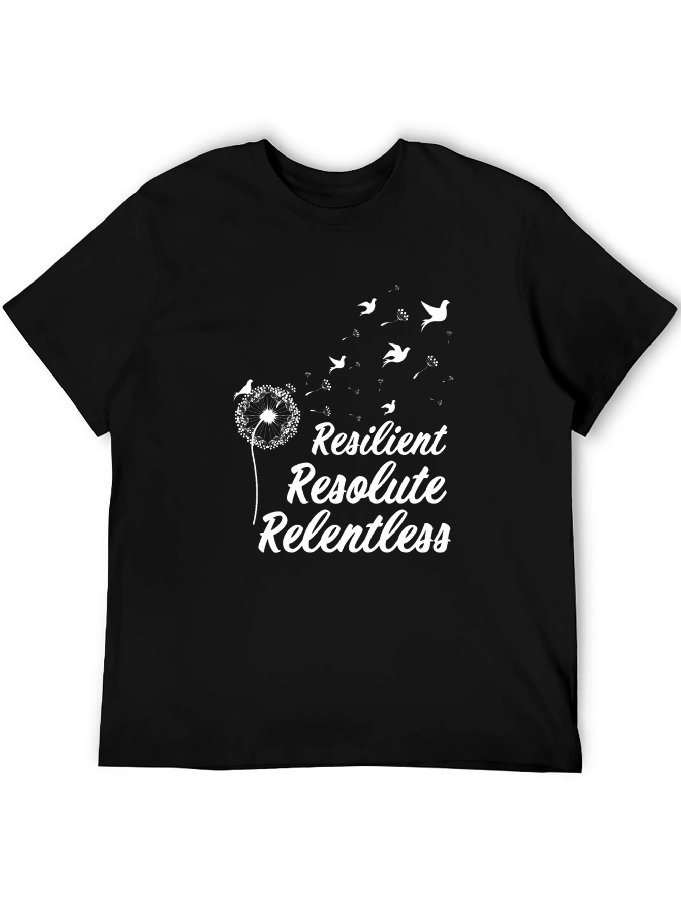 Resilient Graphic T-Shirt - Black Casual Tee