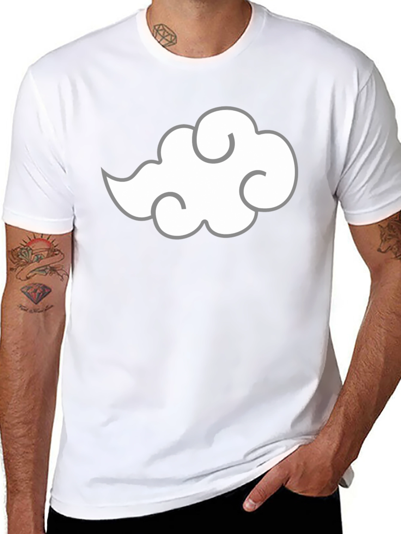 Akatsuki Cloud T-Shirt - Anime Inspired