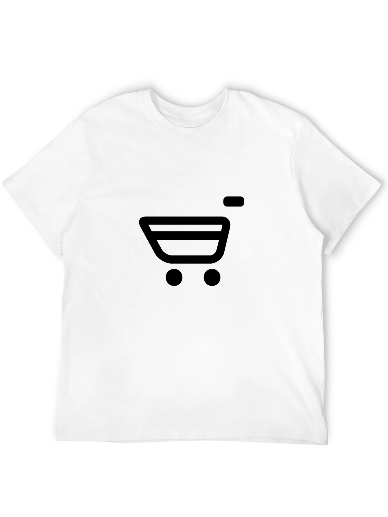 Black Shopping Cart T-Shirt