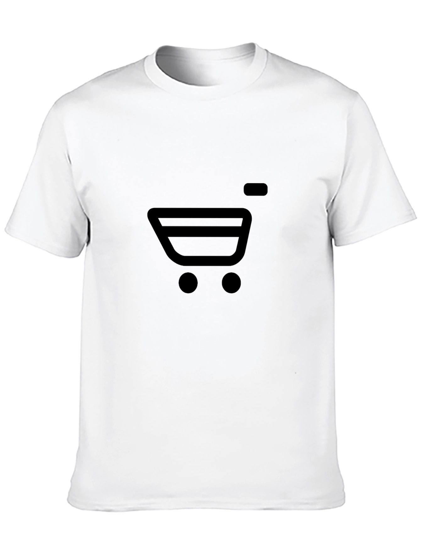 Black Shopping Cart T-Shirt