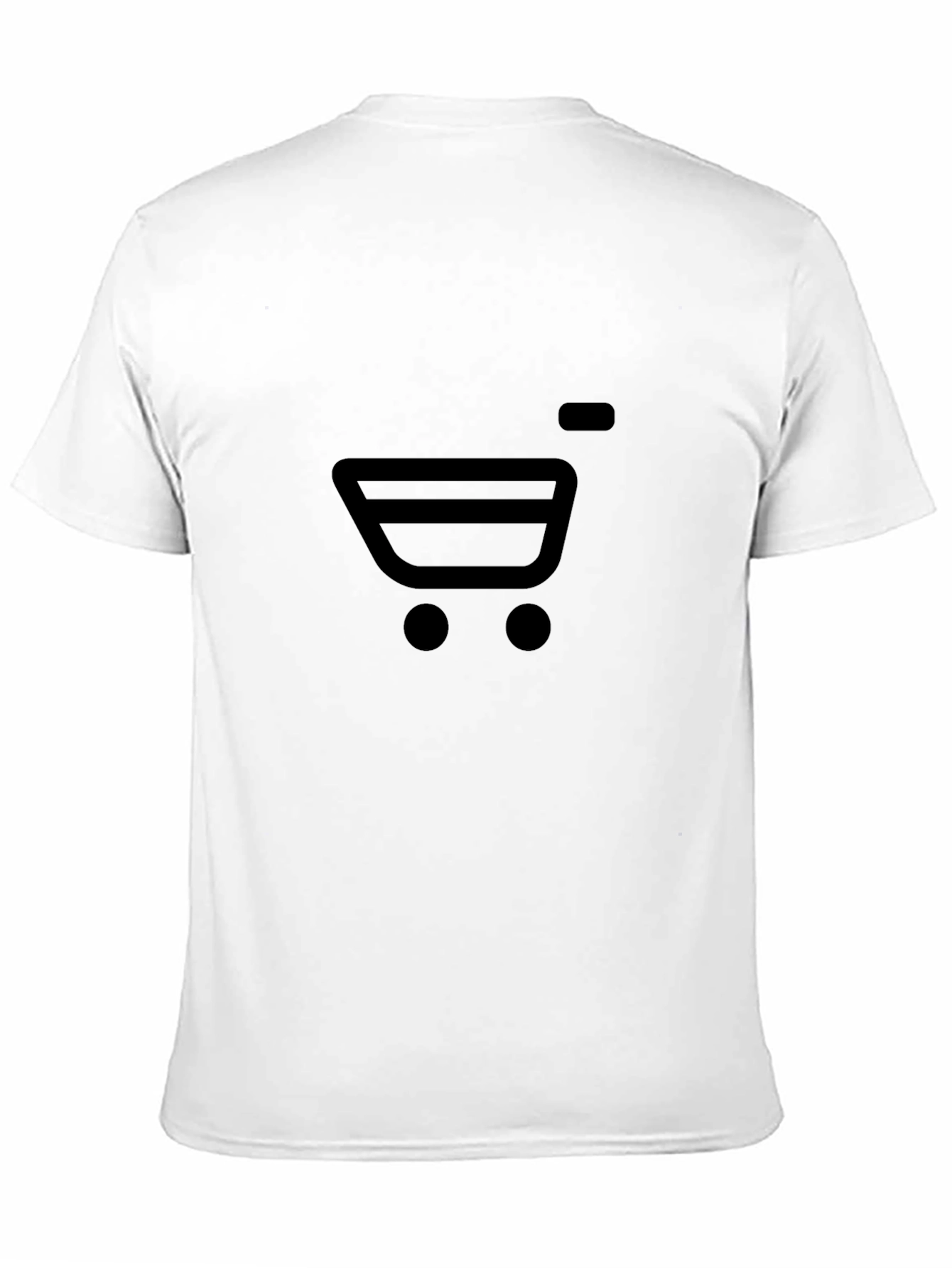 Black Shopping Cart T-Shirt