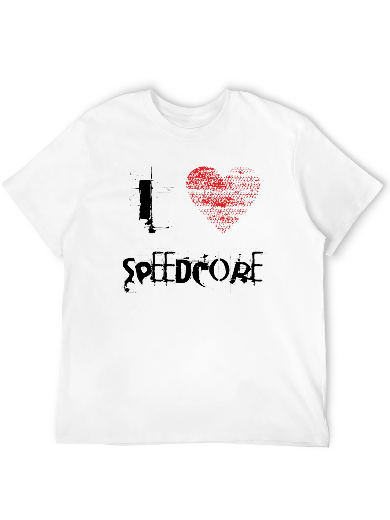 I Heart Speedcore Black Graphic Tee
