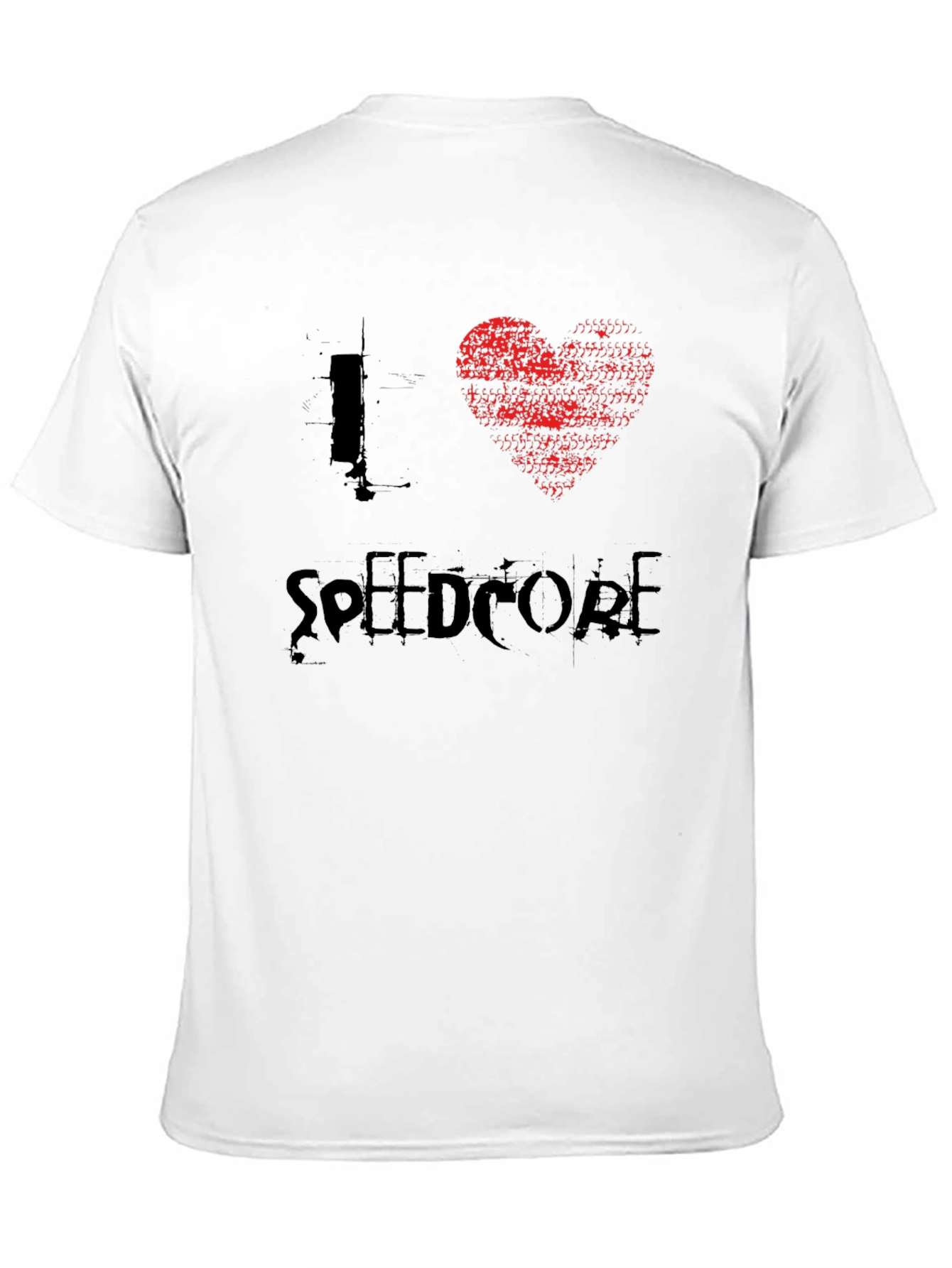 I Heart Speedcore Black Graphic Tee