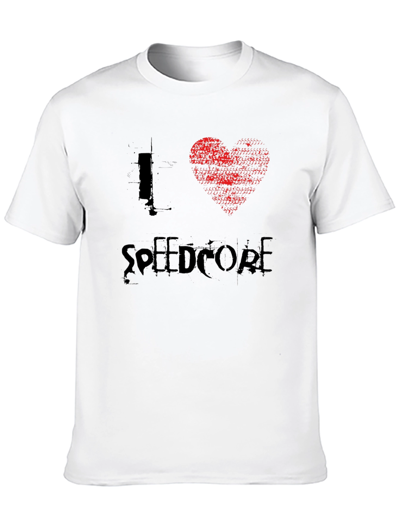 I Heart Speedcore Black Graphic Tee