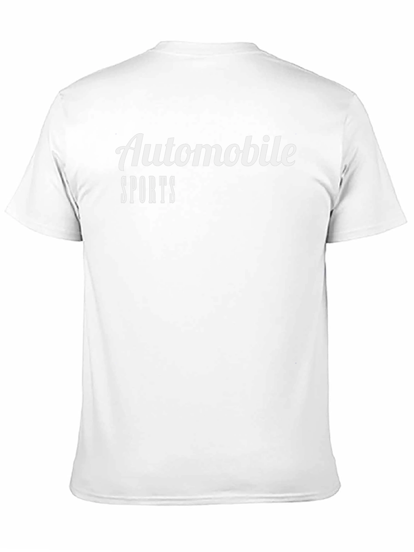 Automobile Sports Black T-Shirt