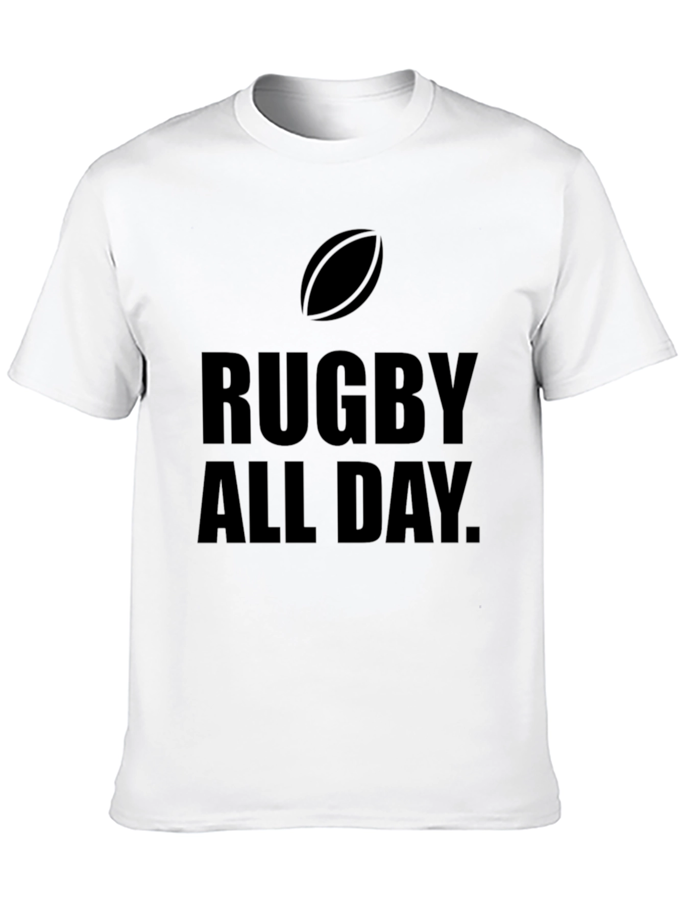 Rugby All Day Black T-Shirt